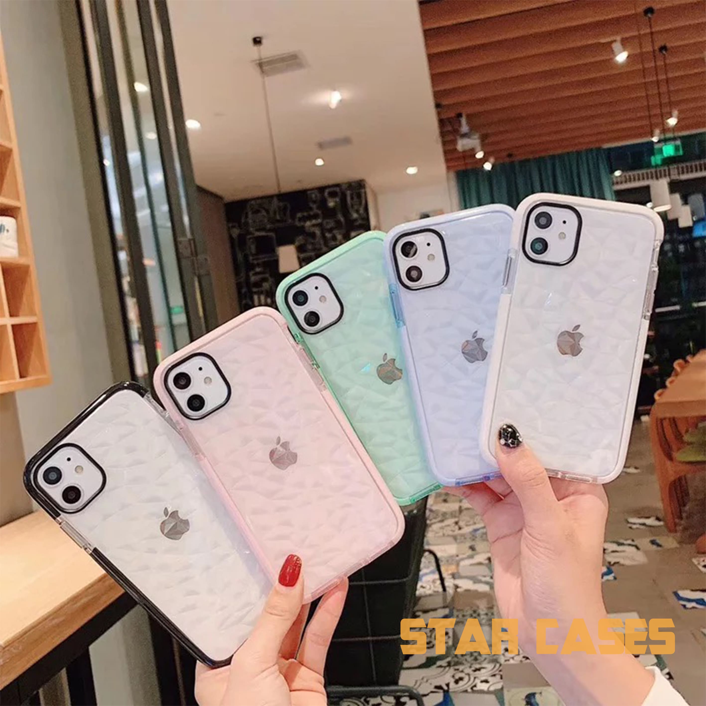 Triangle Diamond Shockproof Case