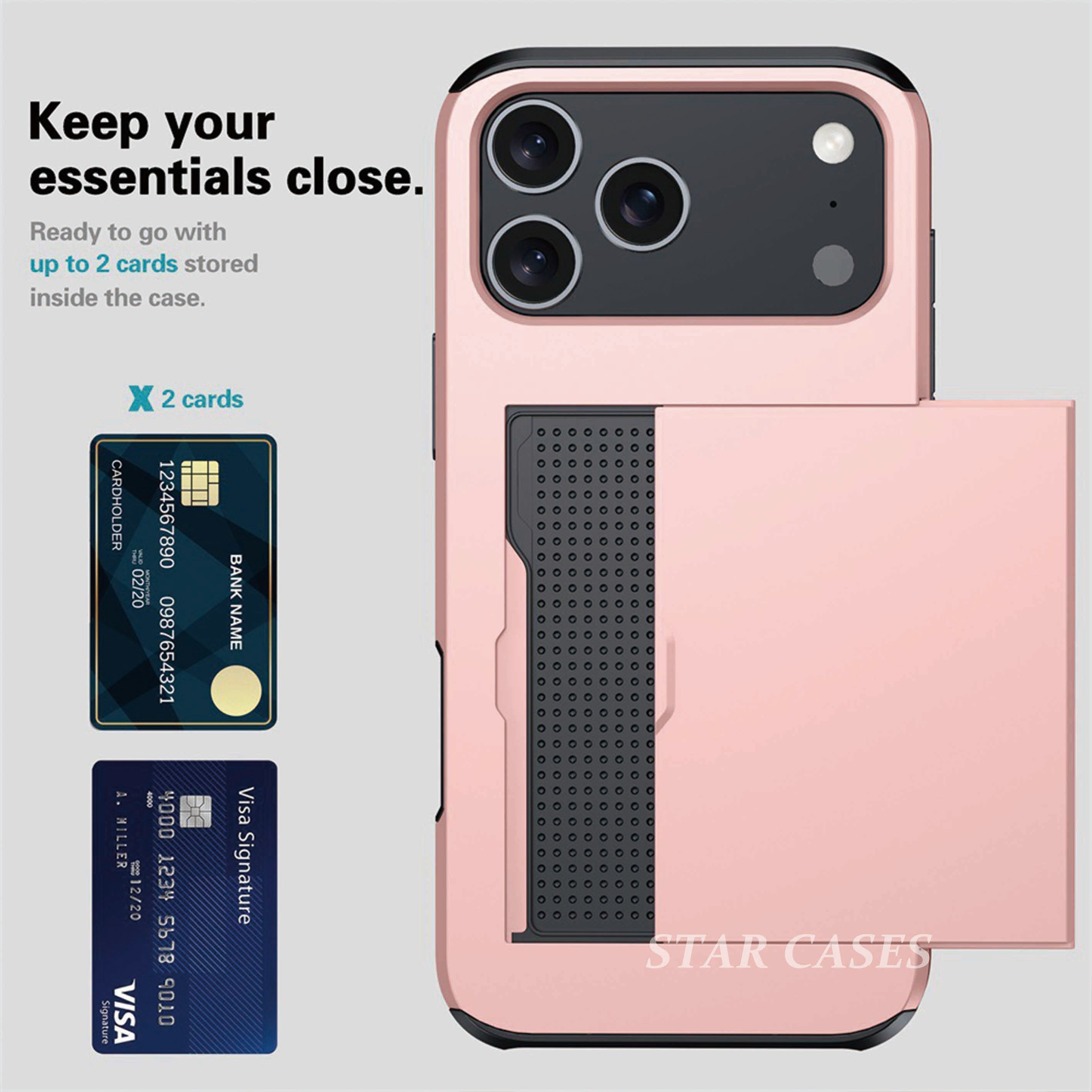 iPhone 17 Air Heavy Duty Back Slide Card Case