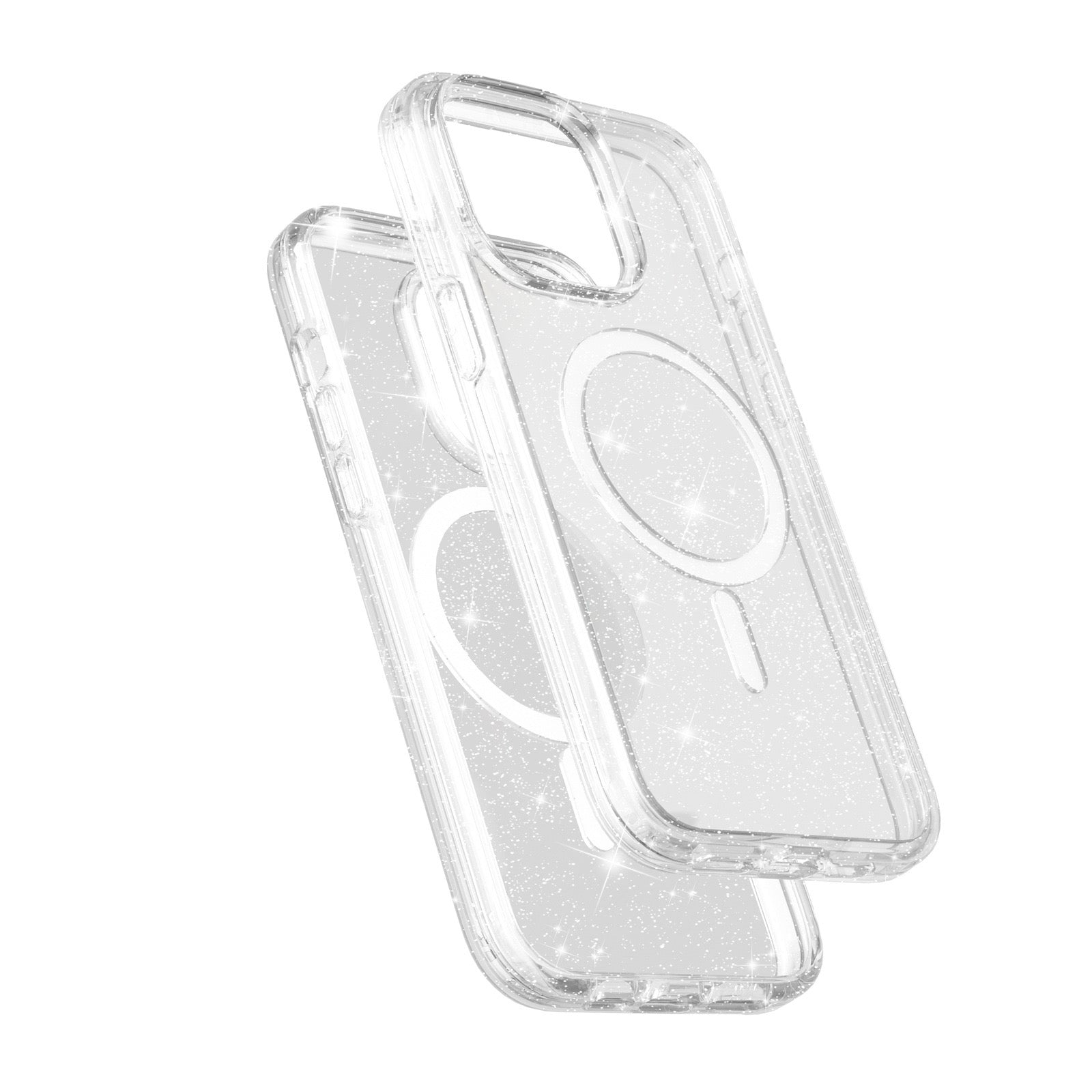 iPhone 16 Plus Terminator Magsafe Glitters Hard Clear Case