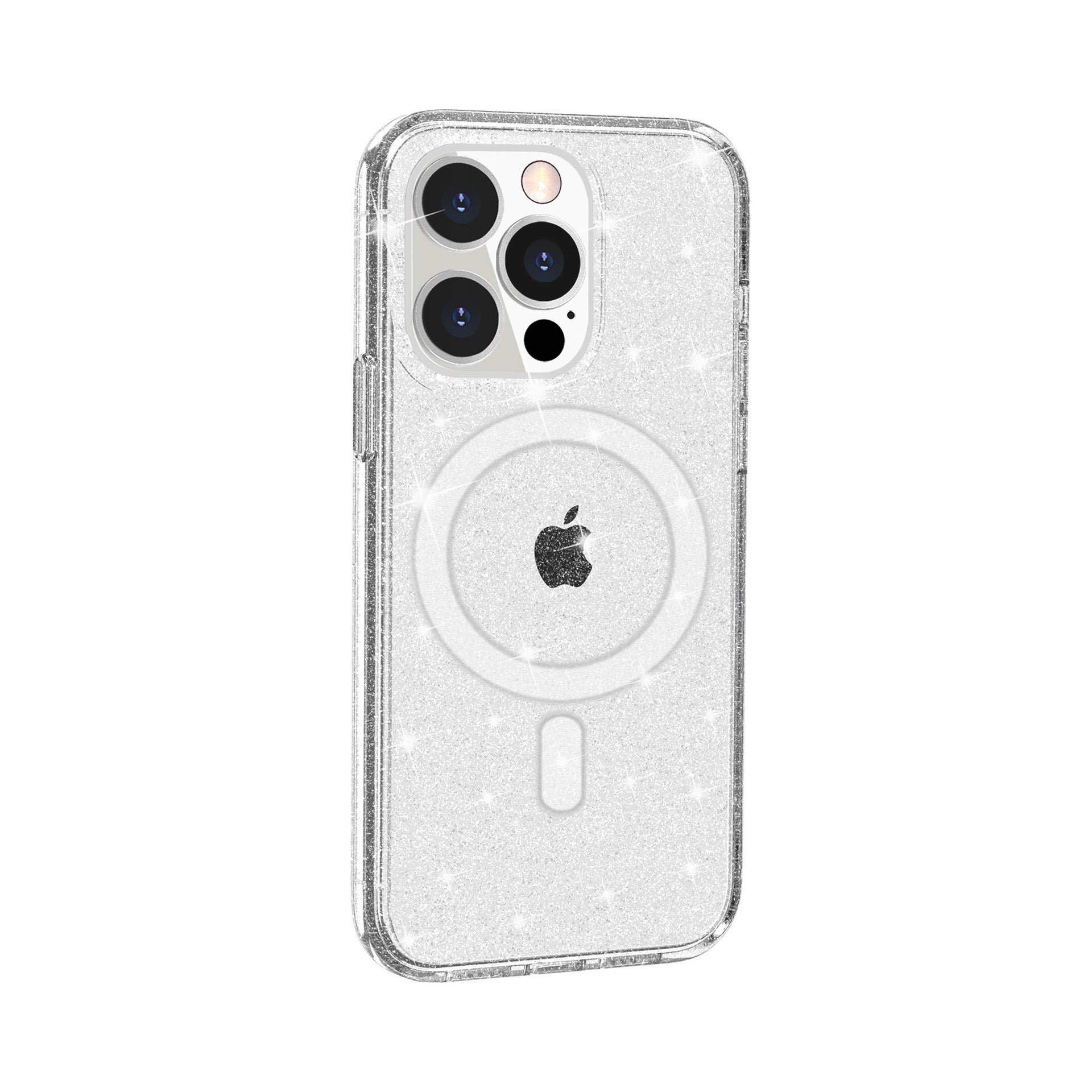 iPhone 14 Plus Terminator Magsafe Glitters Hard Clear Case