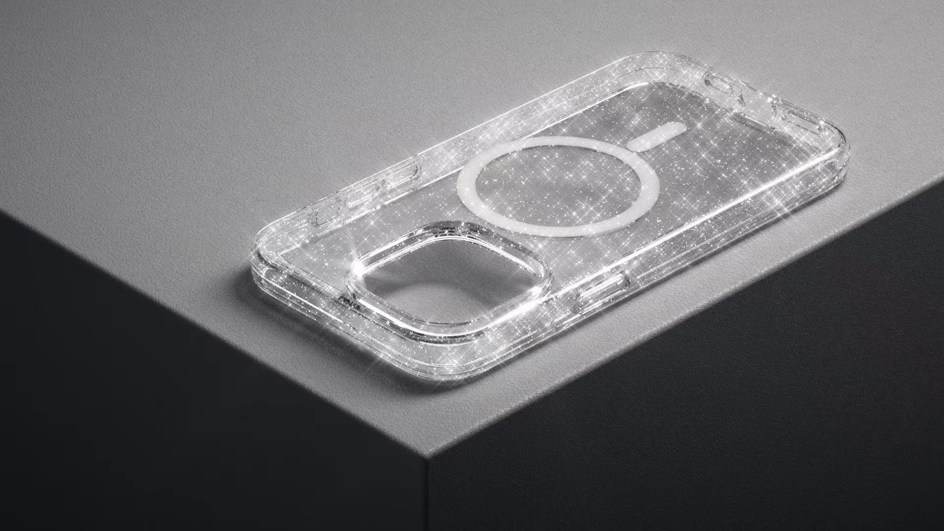 iPhone 16 Plus Terminator Magsafe Glitters Hard Clear Case