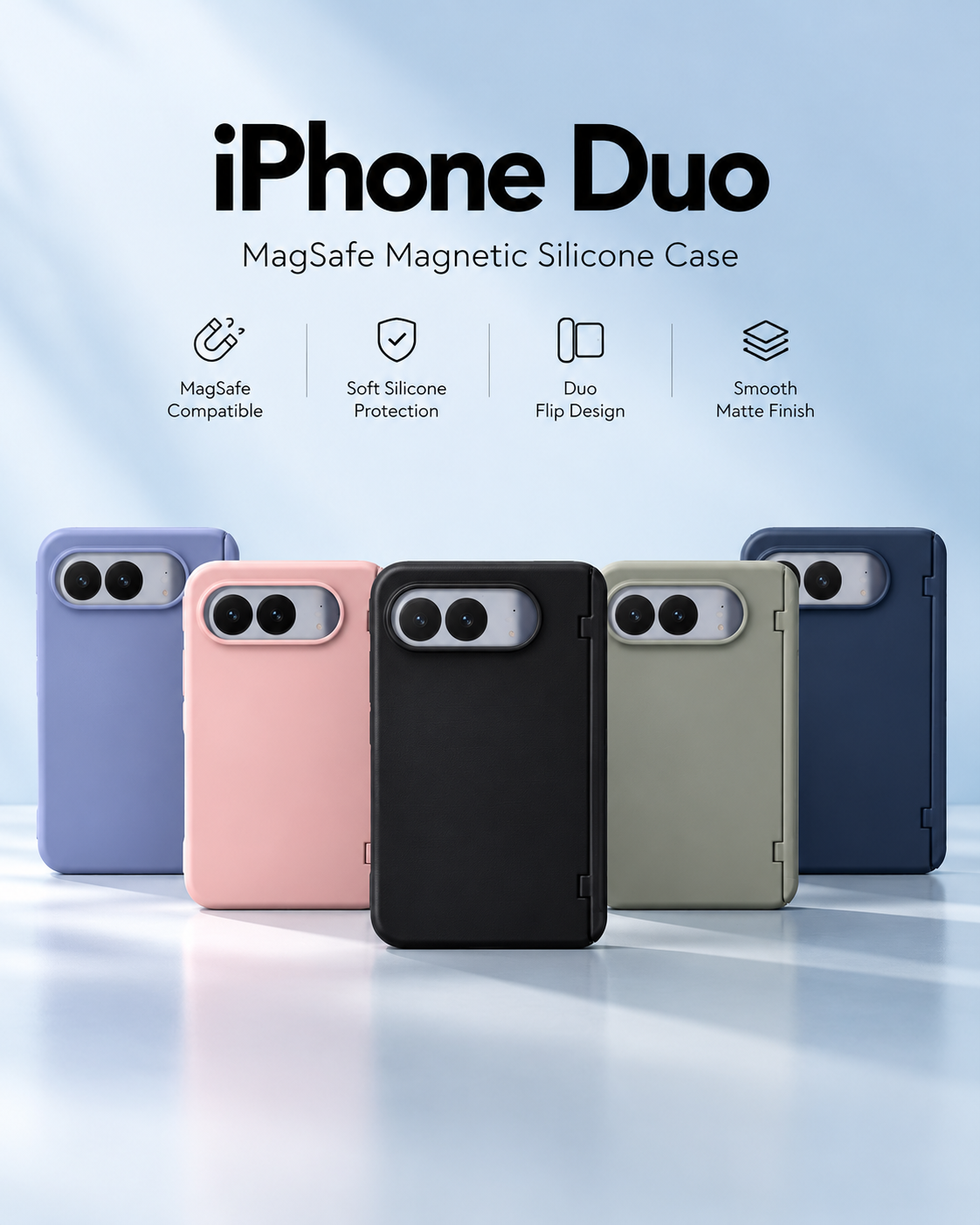 iPhone Duo Strong Magsafe Silicone Case – Star Cases