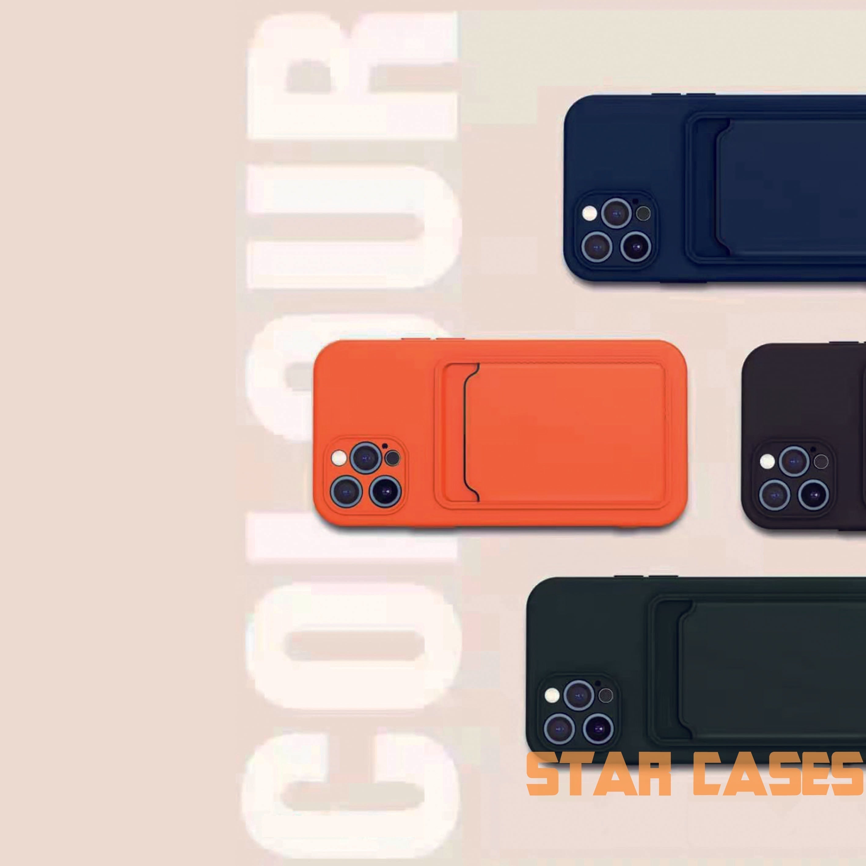iPhone 12 Back Card Silicone Case