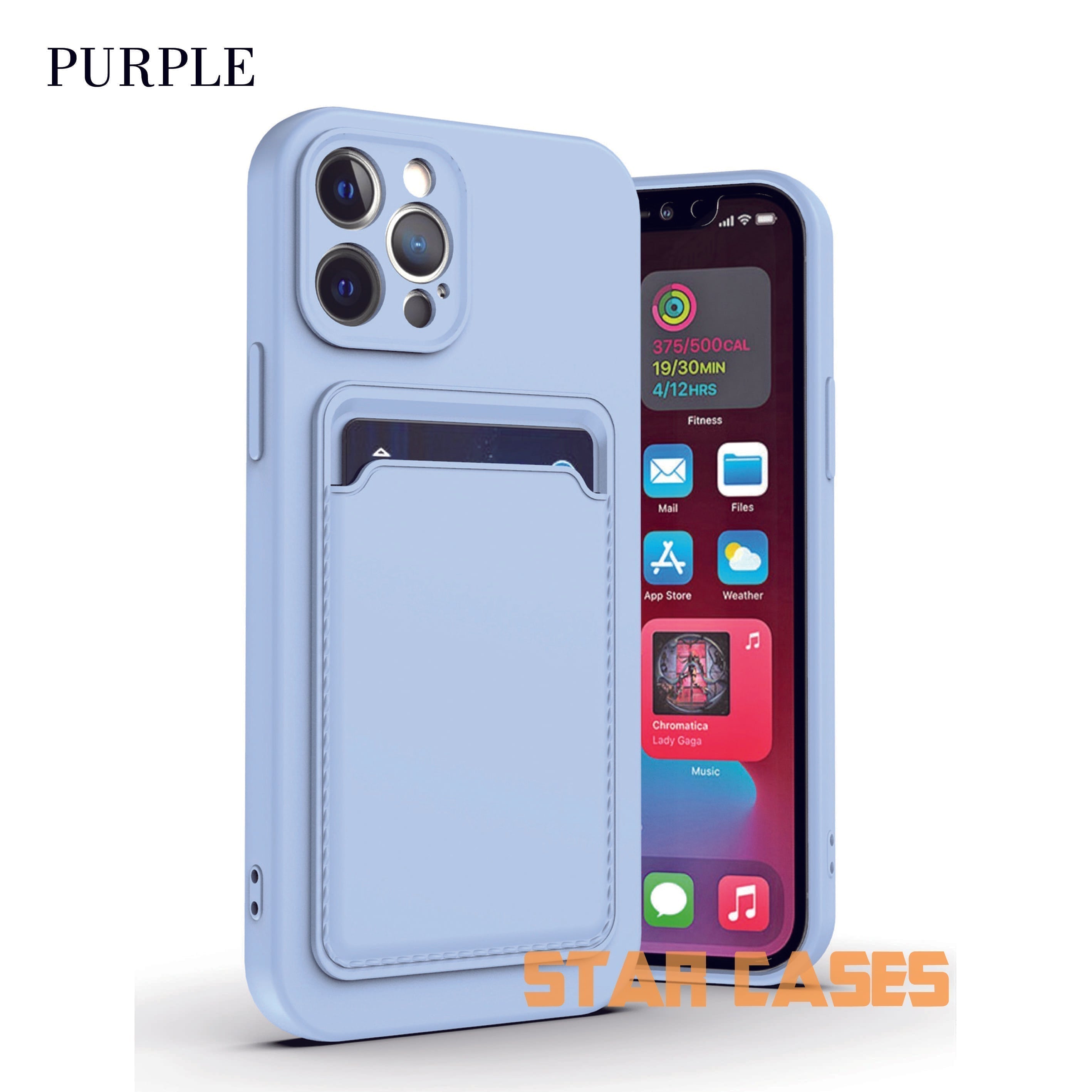 iPhone 12 Back Card Silicone Case