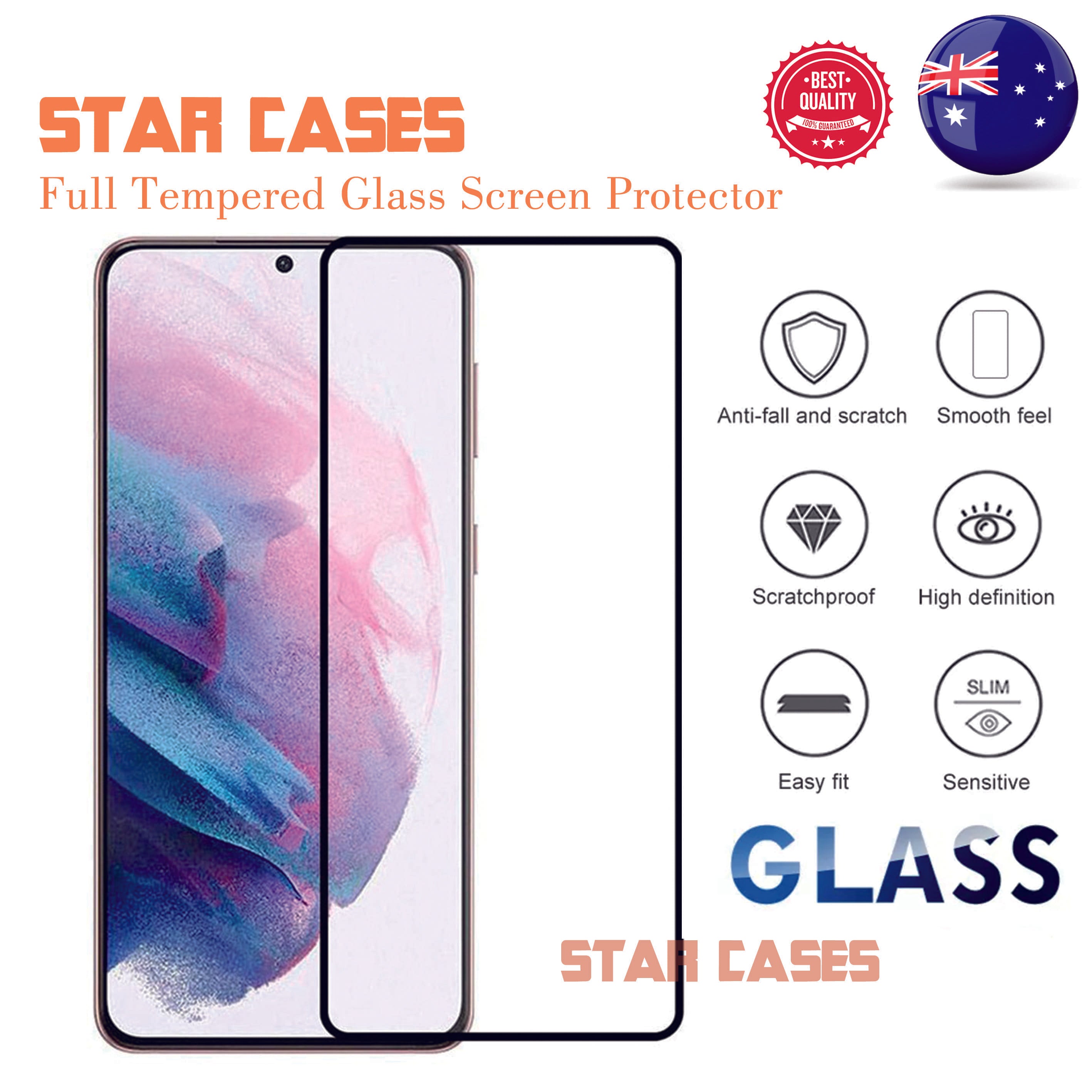 Google Pixel 8Pro Full Coverage Tempered Glass Screen Protector