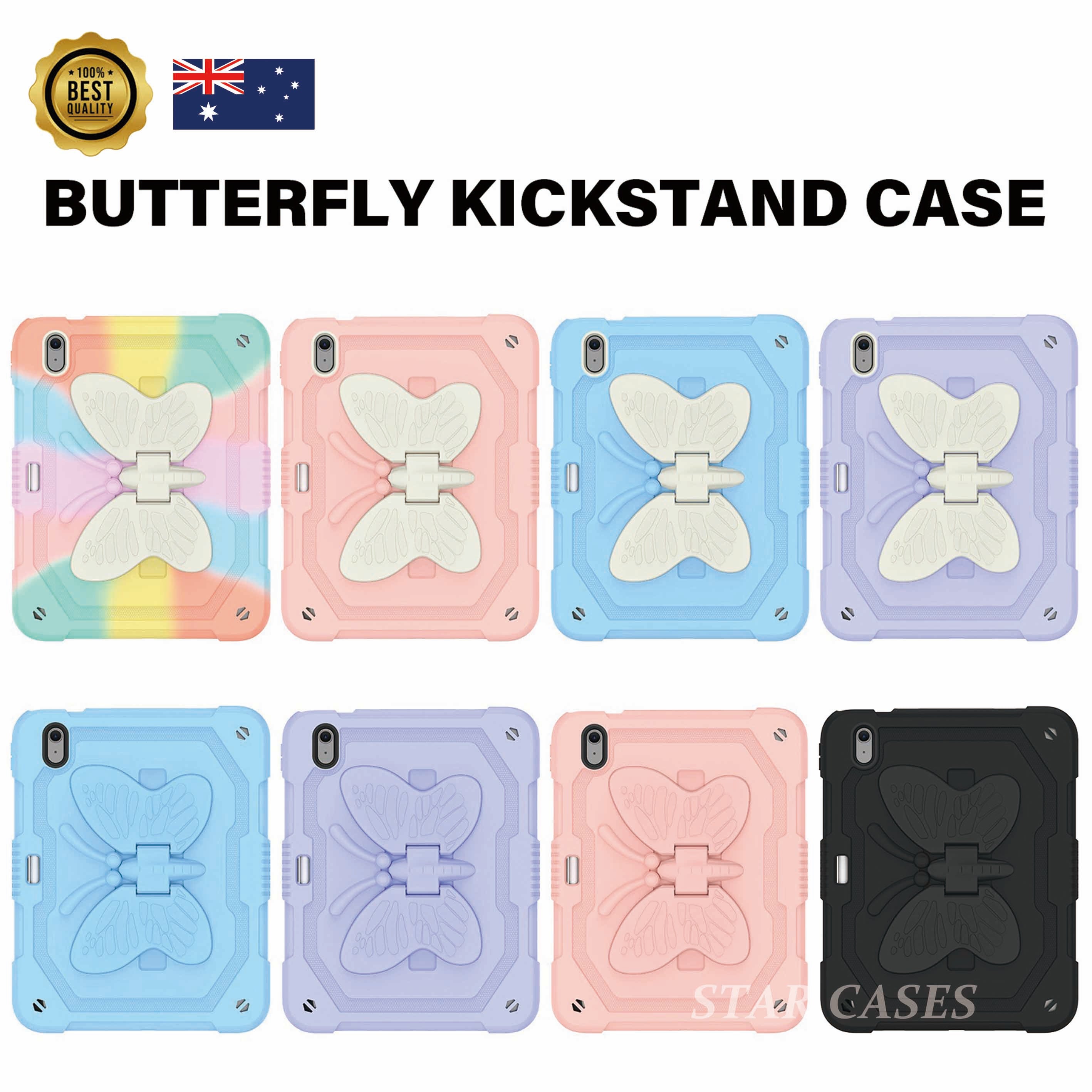 iPad 11 inch (A16) Armor Butterfly Kickstand Case