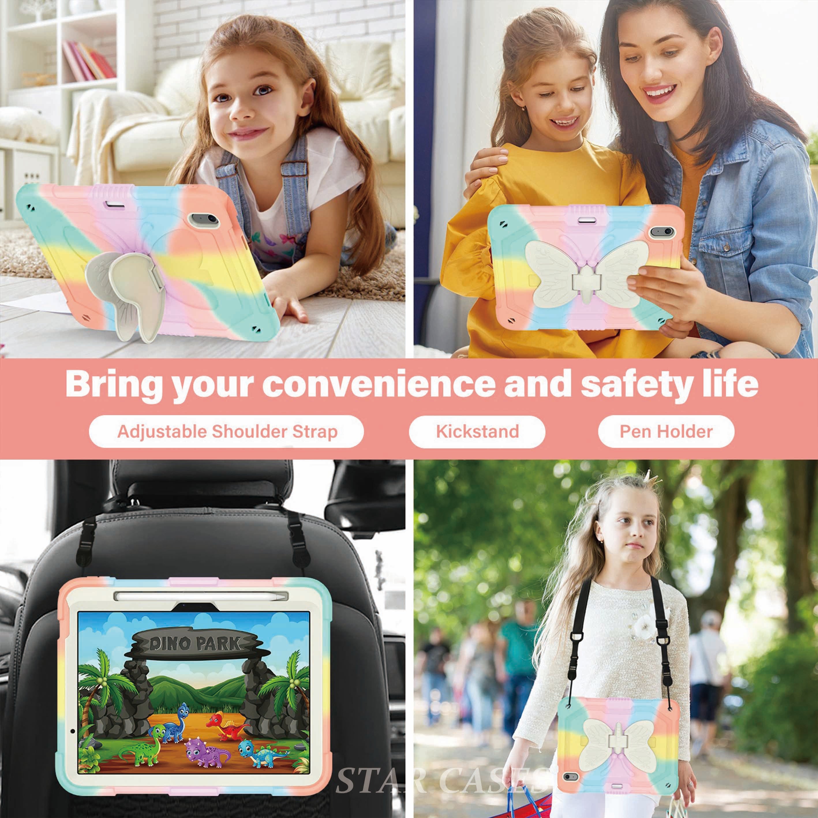 iPad 11 inch (A16) Armor Butterfly Kickstand Case