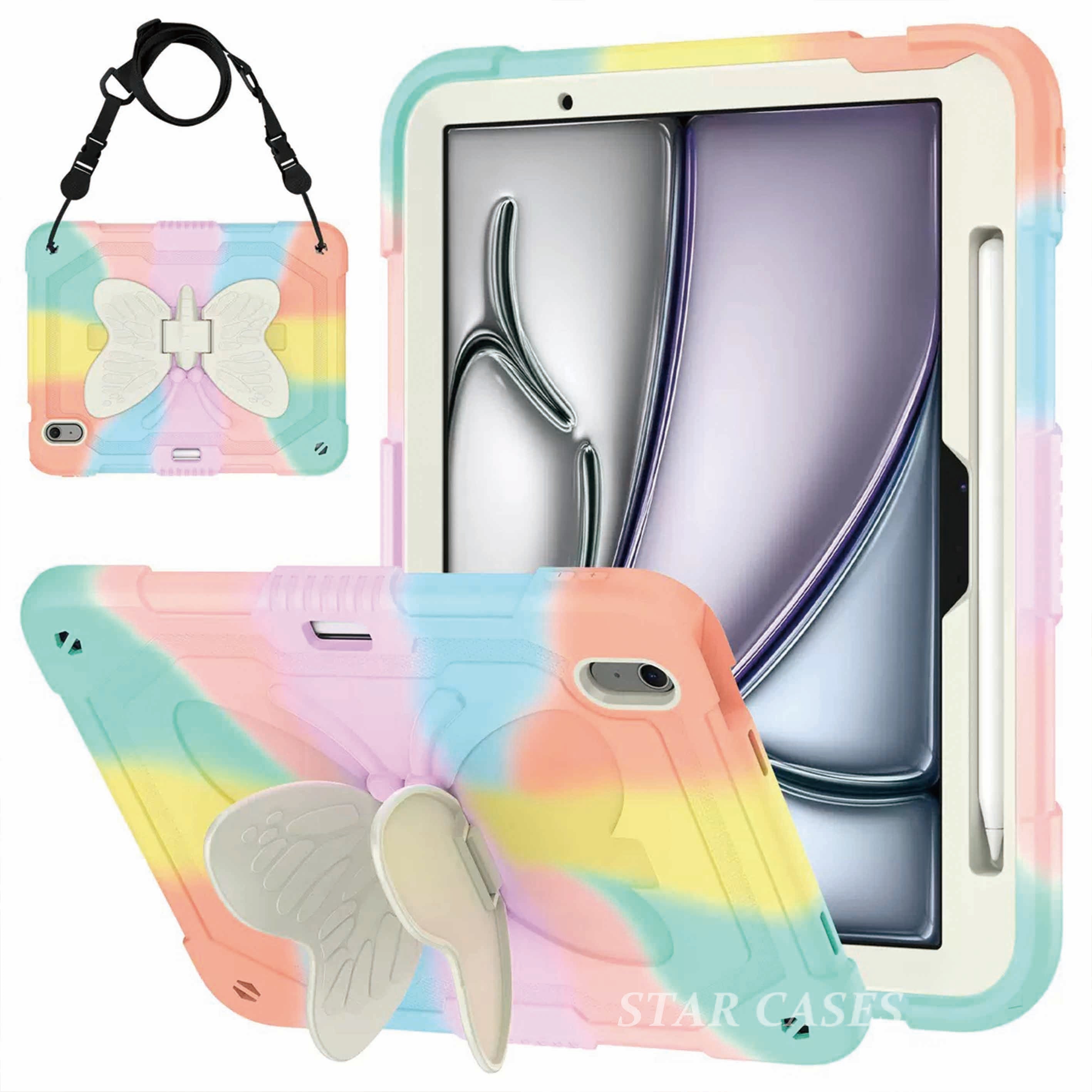 iPad 11 inch (A16) Armor Butterfly Kickstand Case