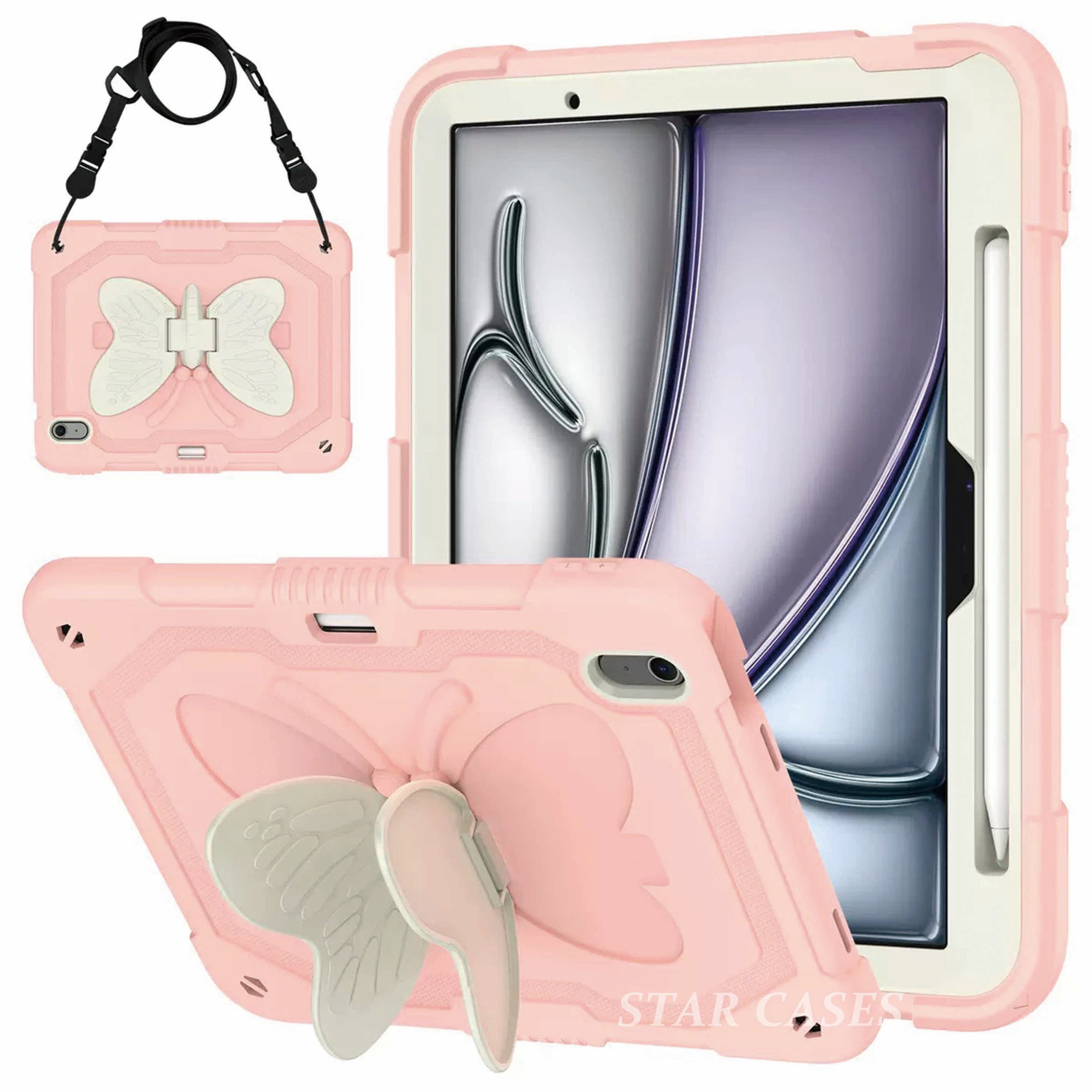 iPad 11 inch (A16) Armor Butterfly Kickstand Case