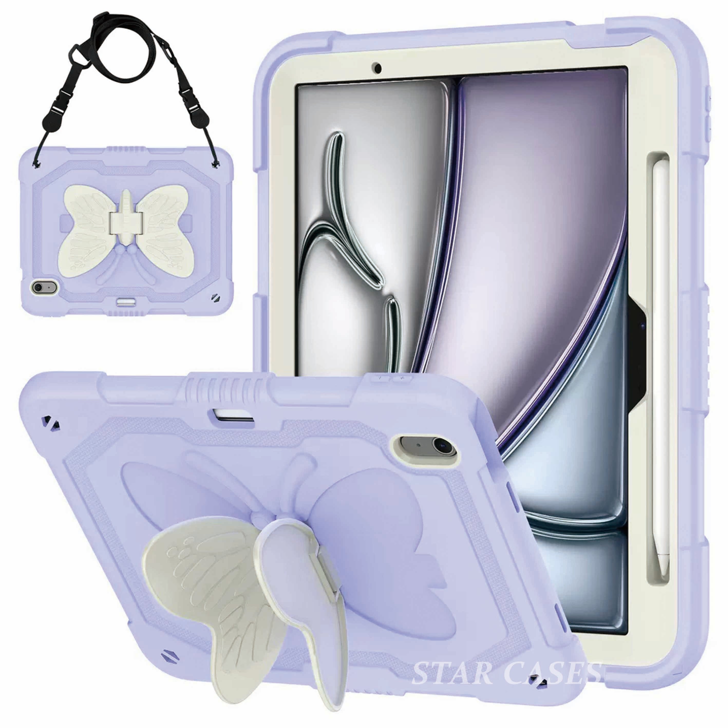iPad 11 inch (A16) Armor Butterfly Kickstand Case