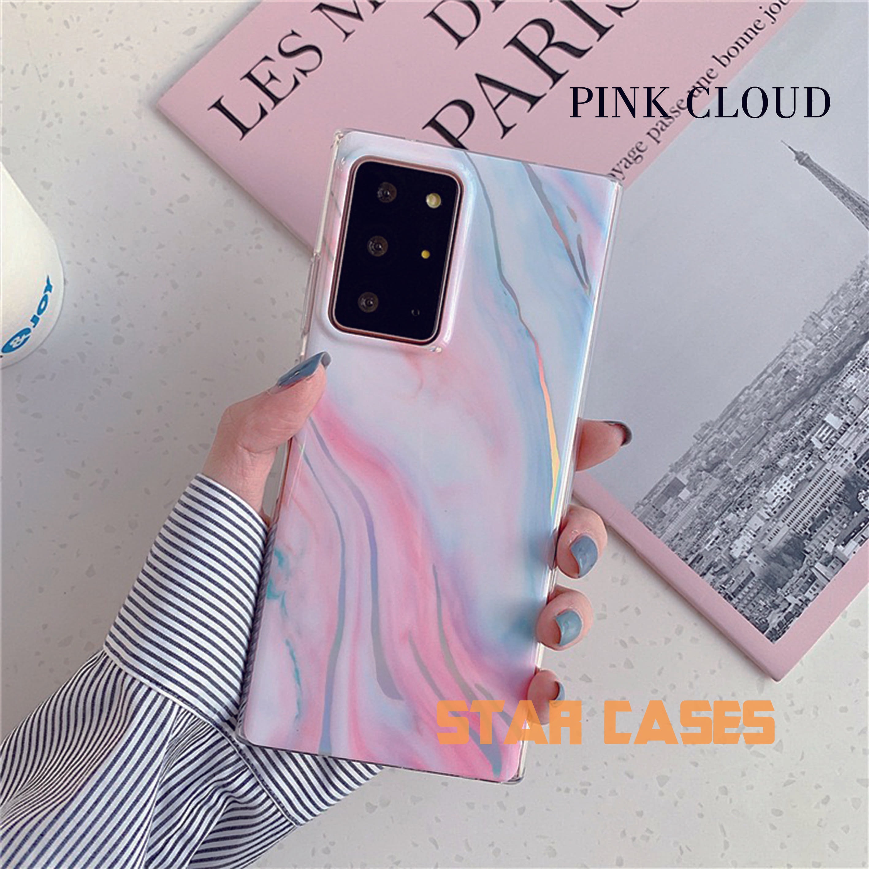 Samsung S22 Laser Marble Soft Case