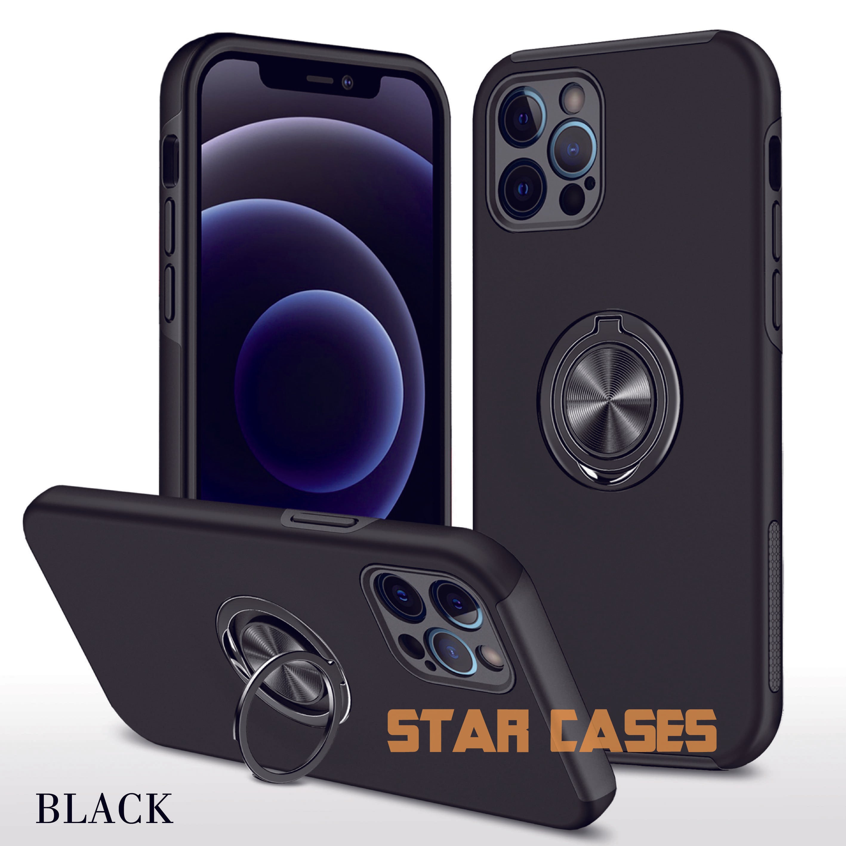 iPhone 7Plus/8Plus Shockproof Magnetic Ring Holder Case