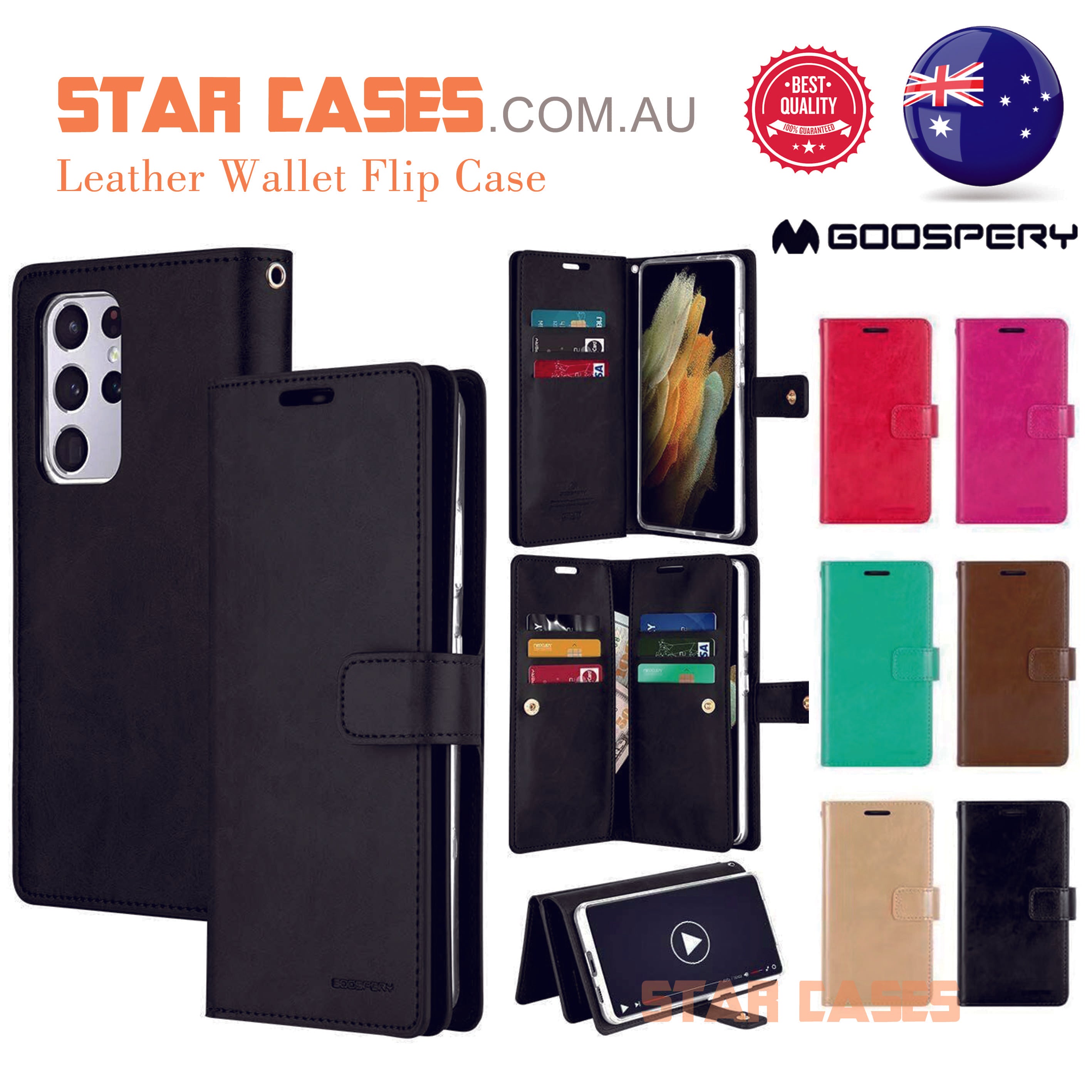 Samsung S21 Plus Mansoor Flip Wallet Cover