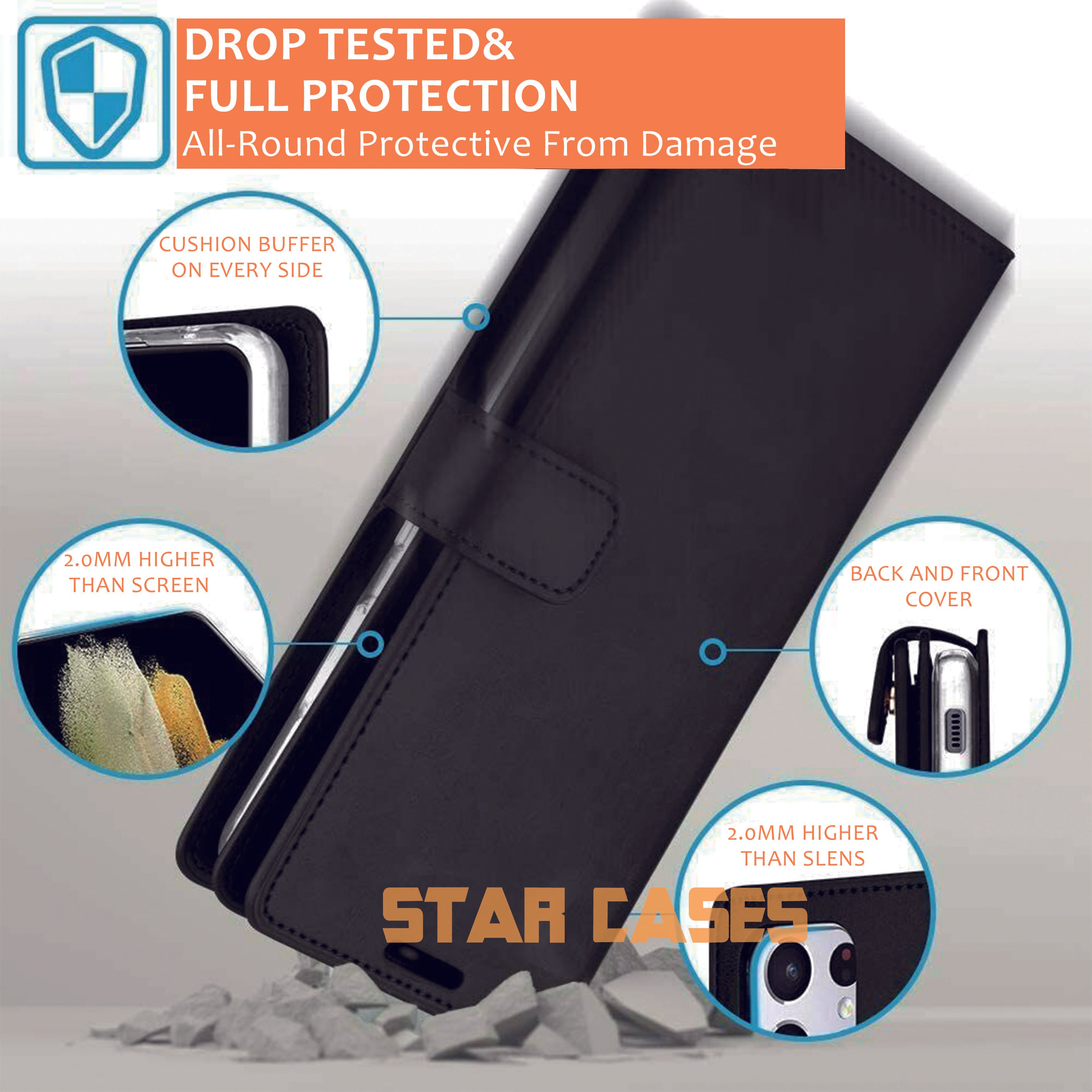 Samsung S20 Ultra Mansoor Flip Wallet Cover