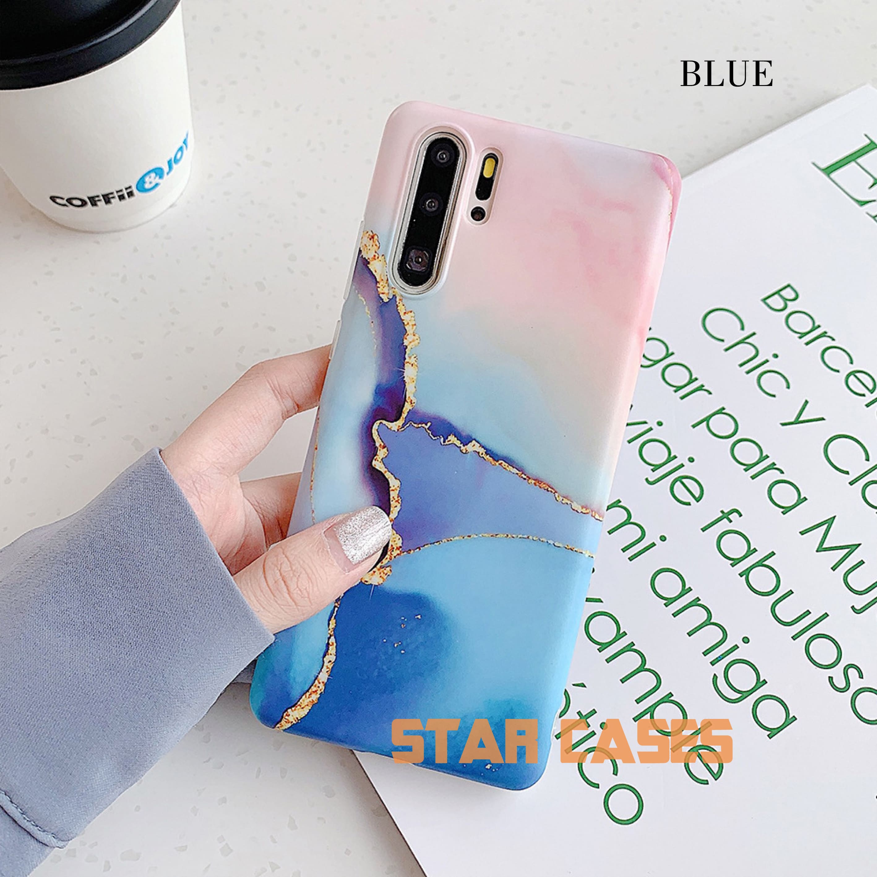 Samsung S21 Plus Marble Blooming Silicone Case