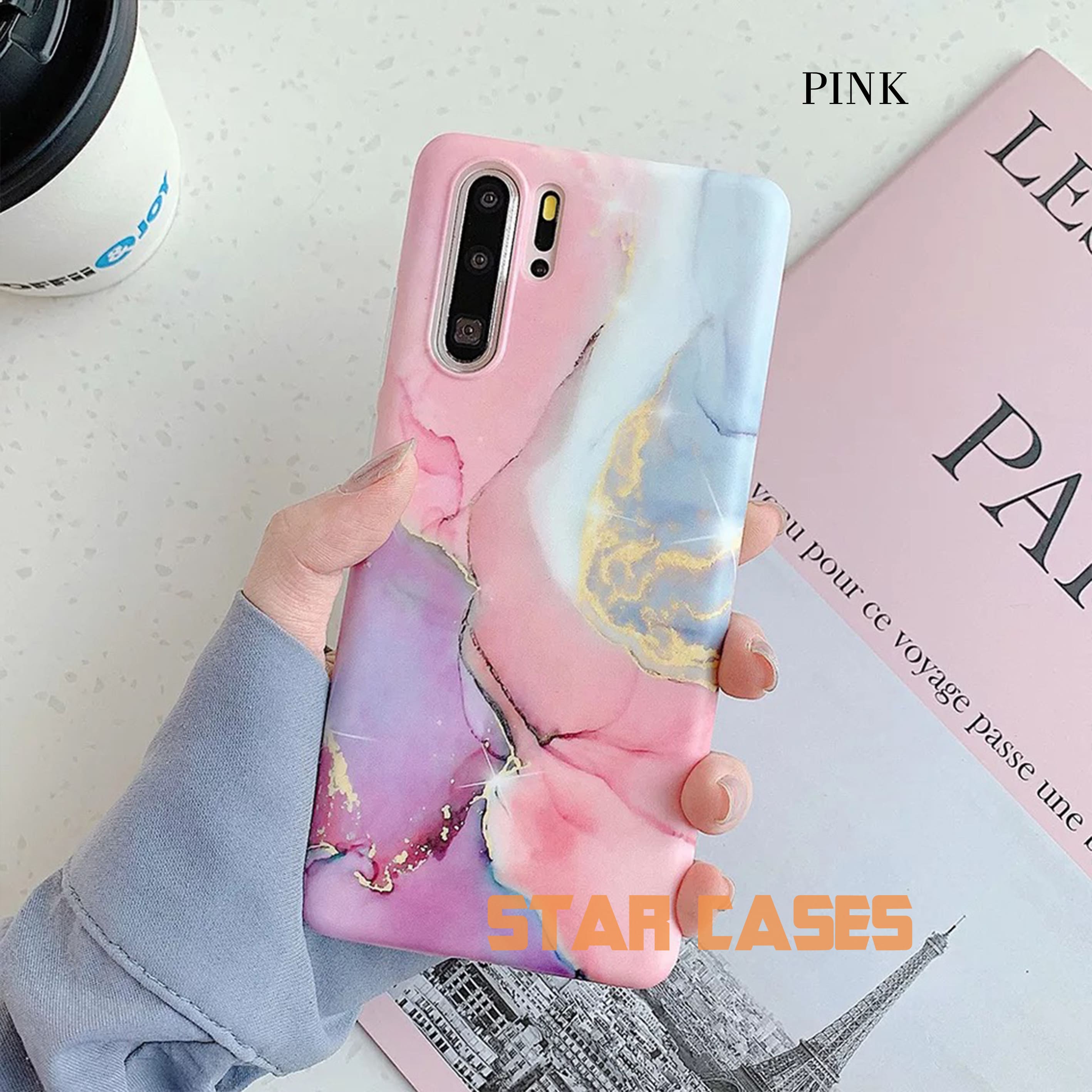 Samsung S22 Plus Marble Blooming Silicone Case