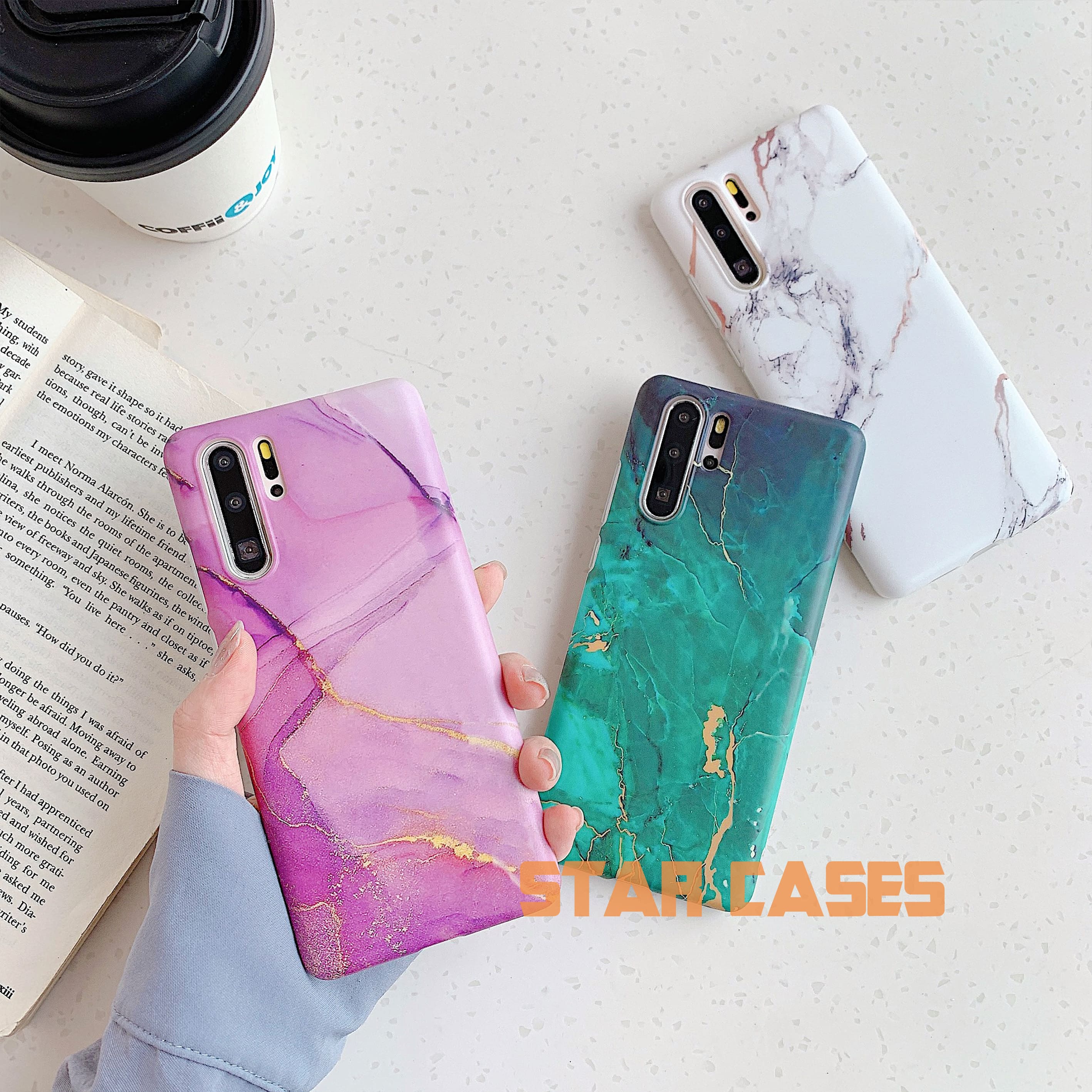 Samsung S22 Plus Marble Blooming Silicone Case
