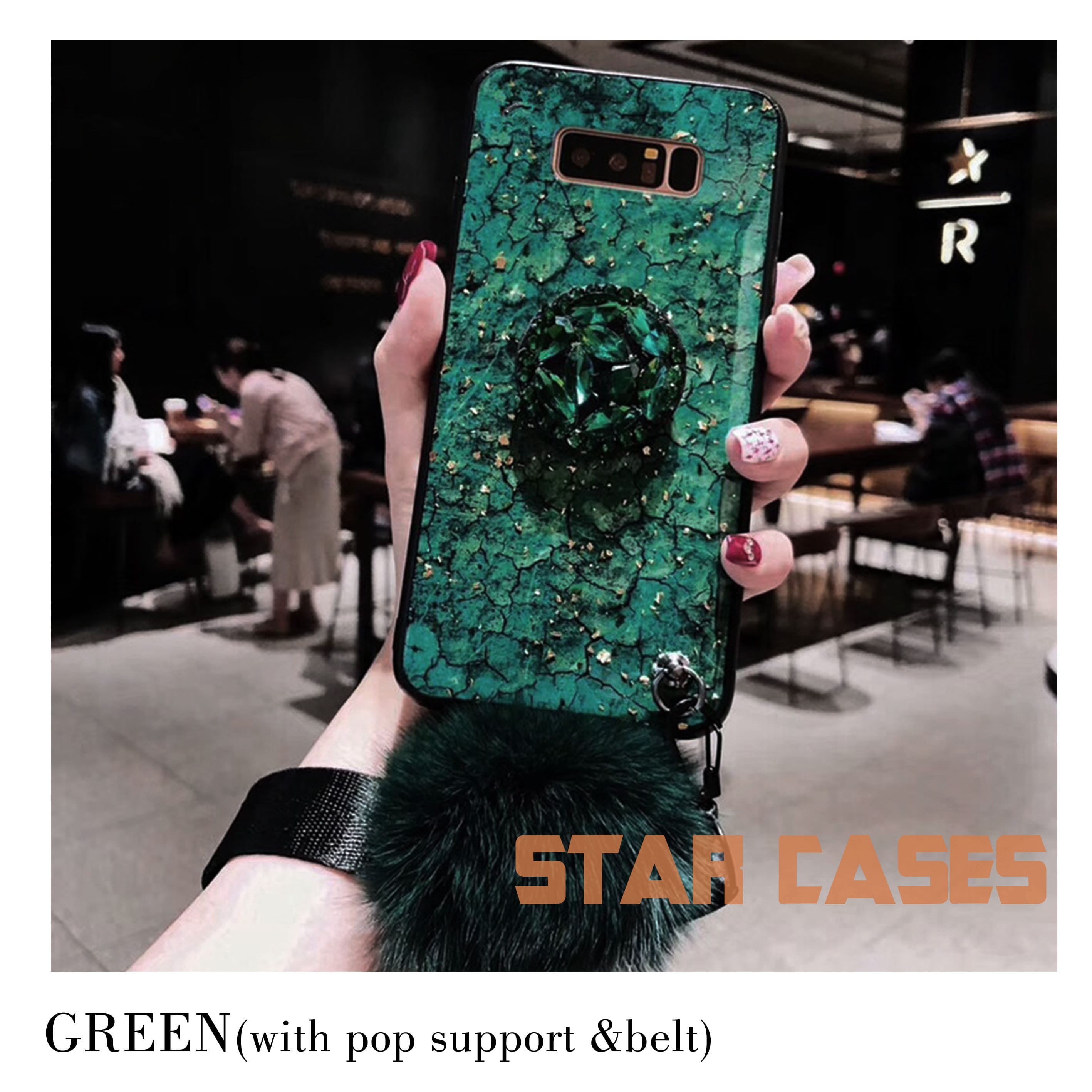 Samsung S8 Plus Marble Diamond Case