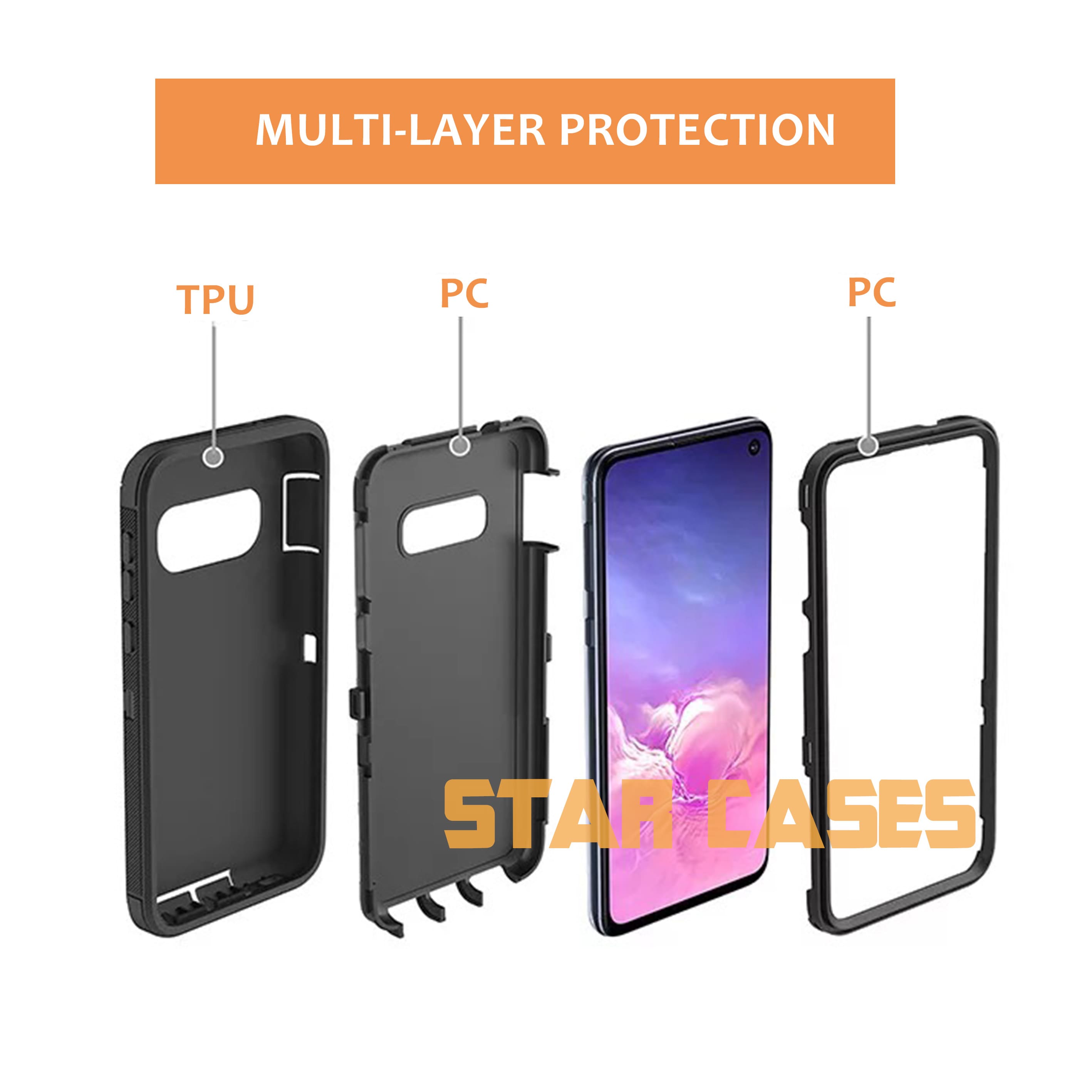 Samsung A35 Defender Hybrid Case