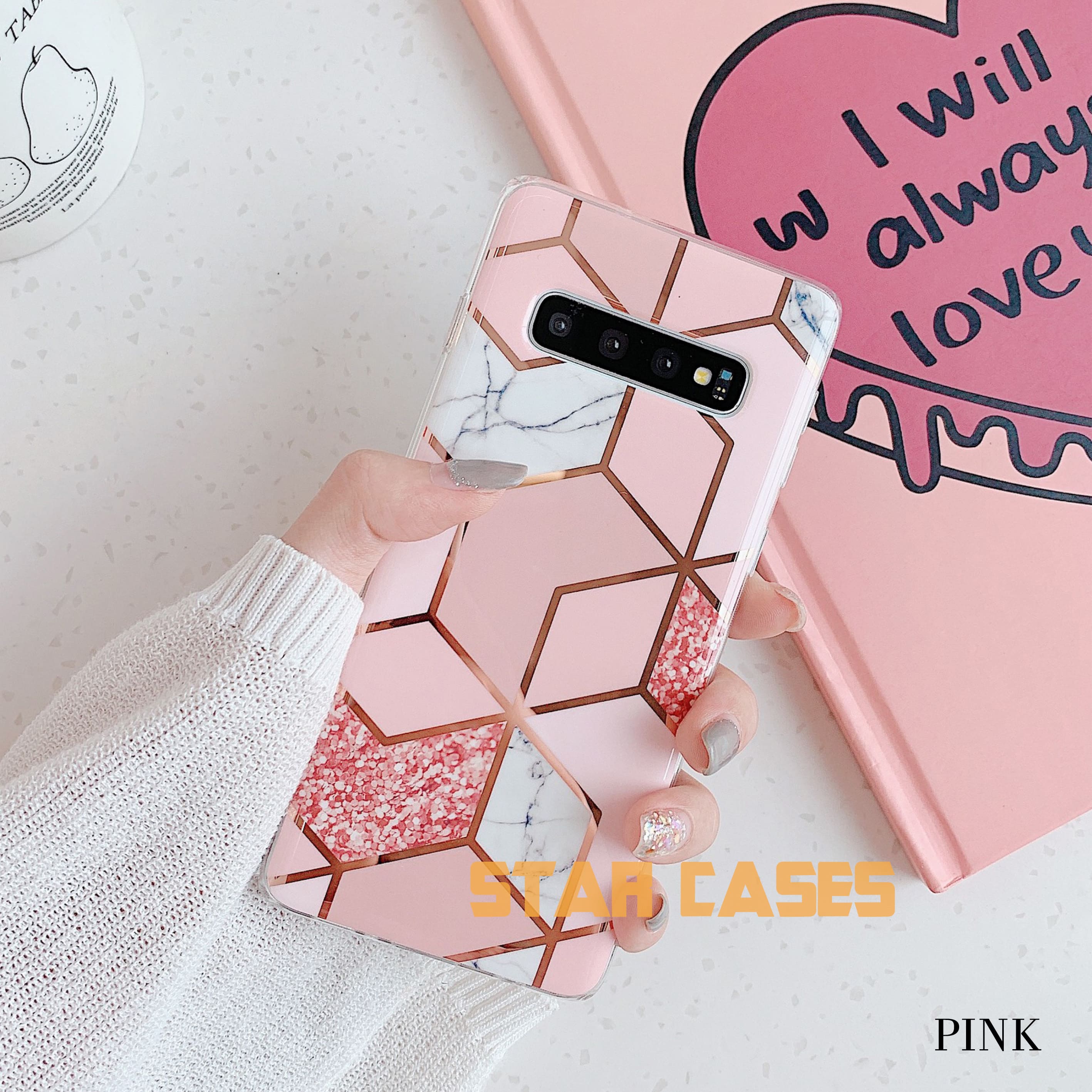 Samsung S22 Marble Diamond Soft Case