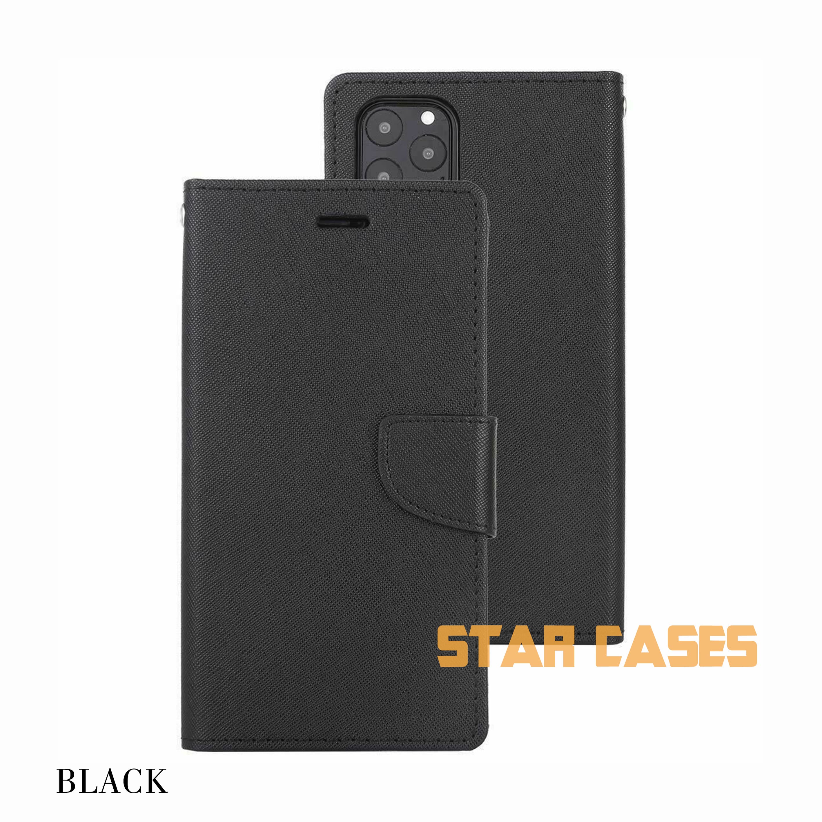 iPhone XR Leather Flip Wallet Cover