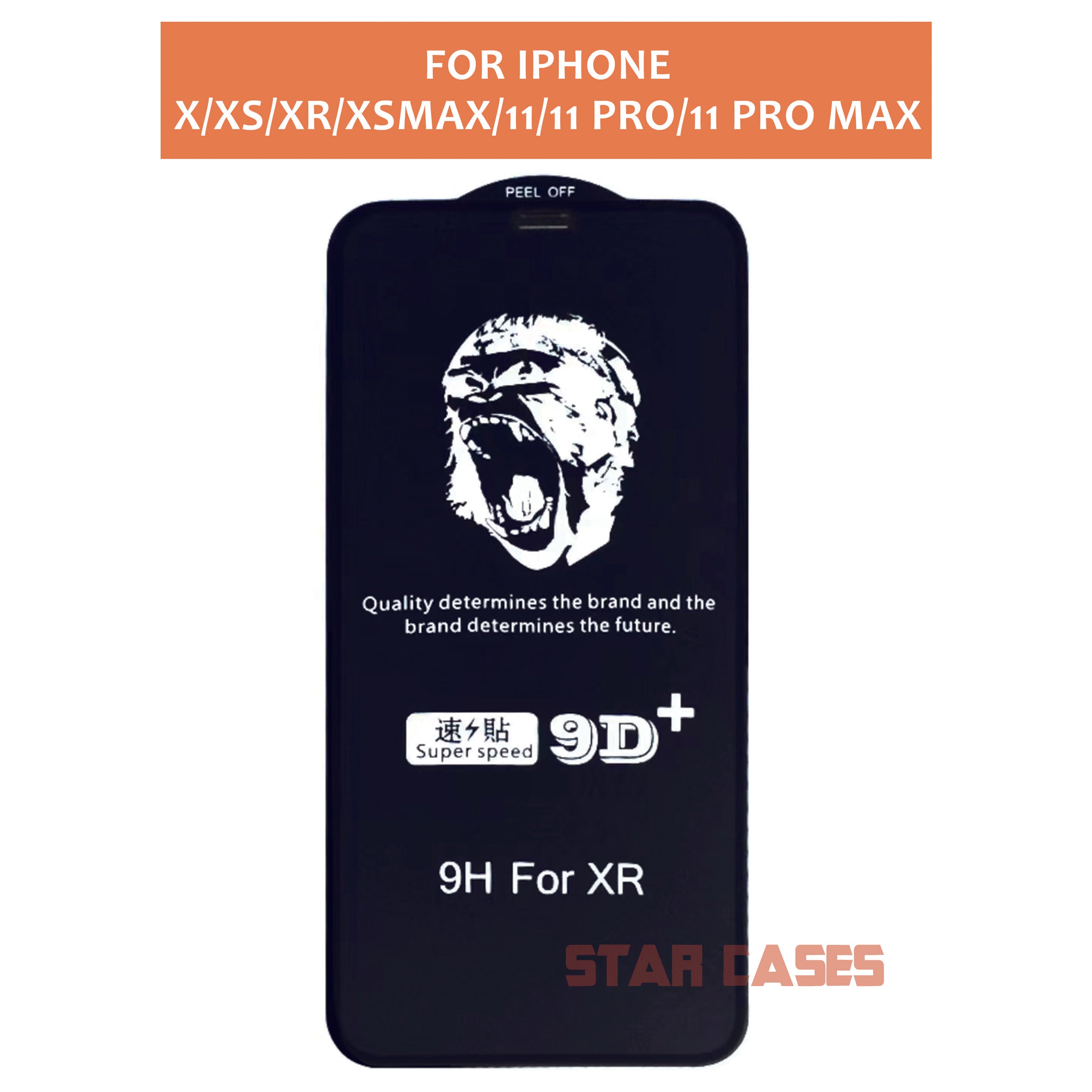 25 Pcs of iPhone GORILLA 9d+ Glass Screen Protector