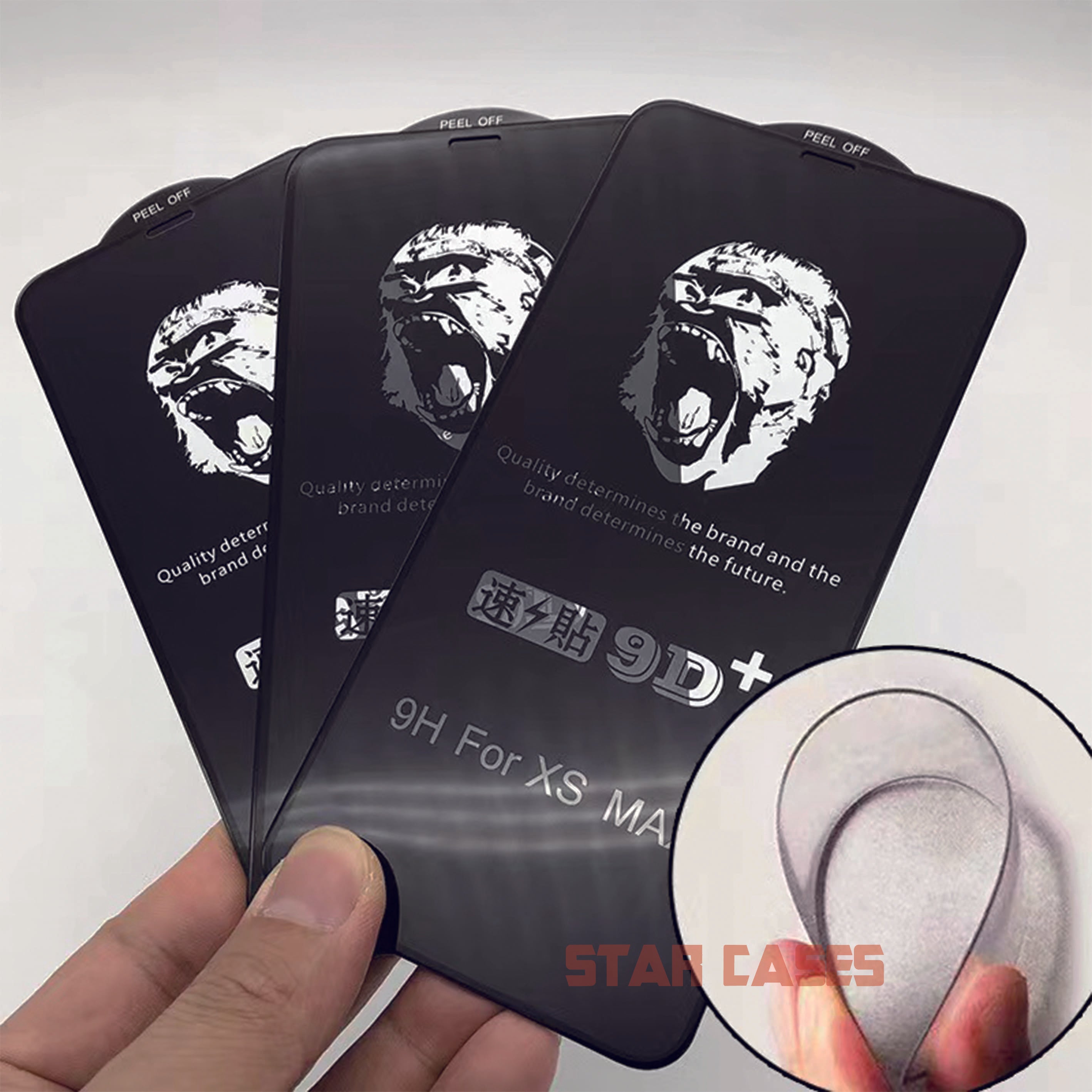 25 Pcs of iPhone GORILLA 9d+ Glass Screen Protector
