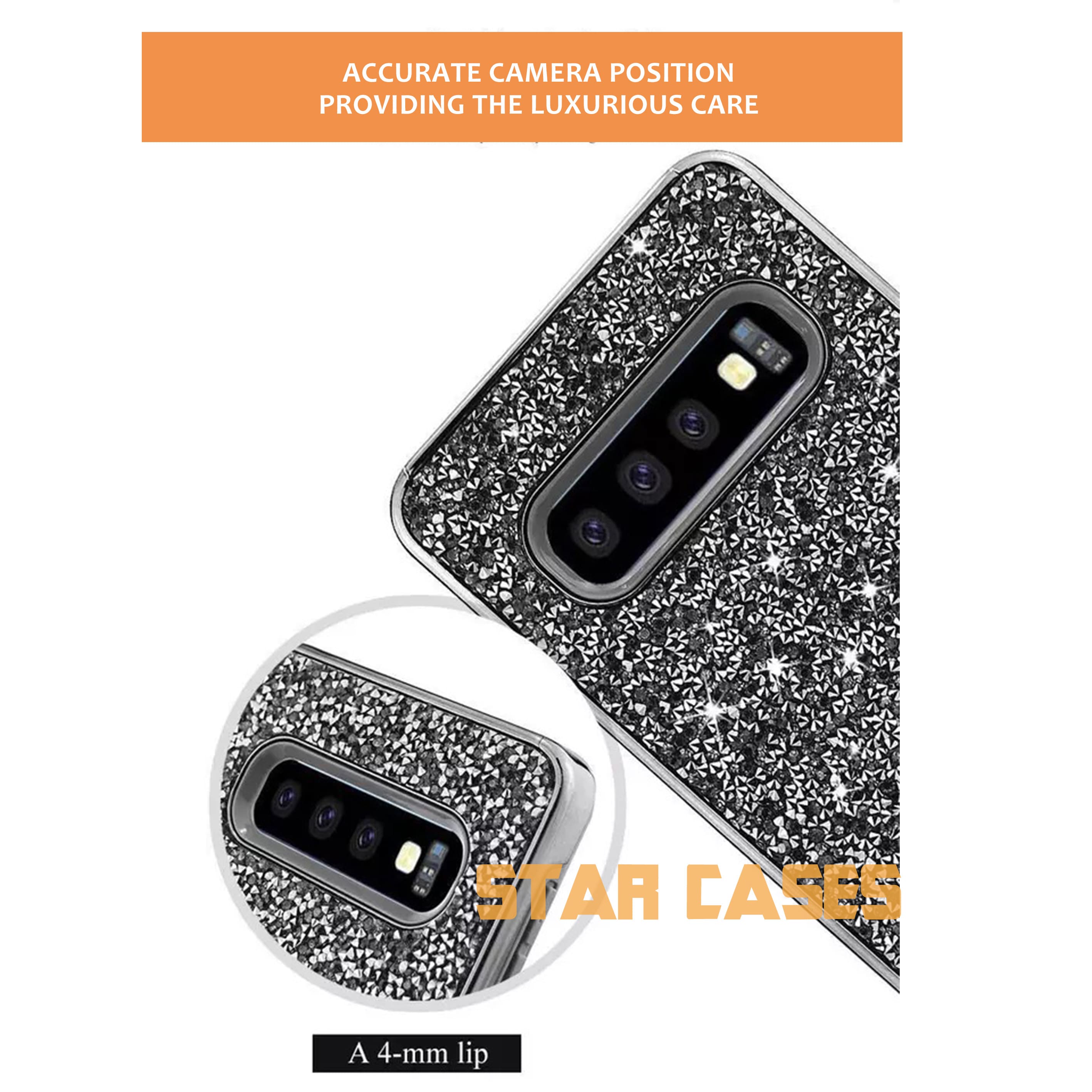 Samsung S23 Sparkling Diamond Shockproof Hard Case