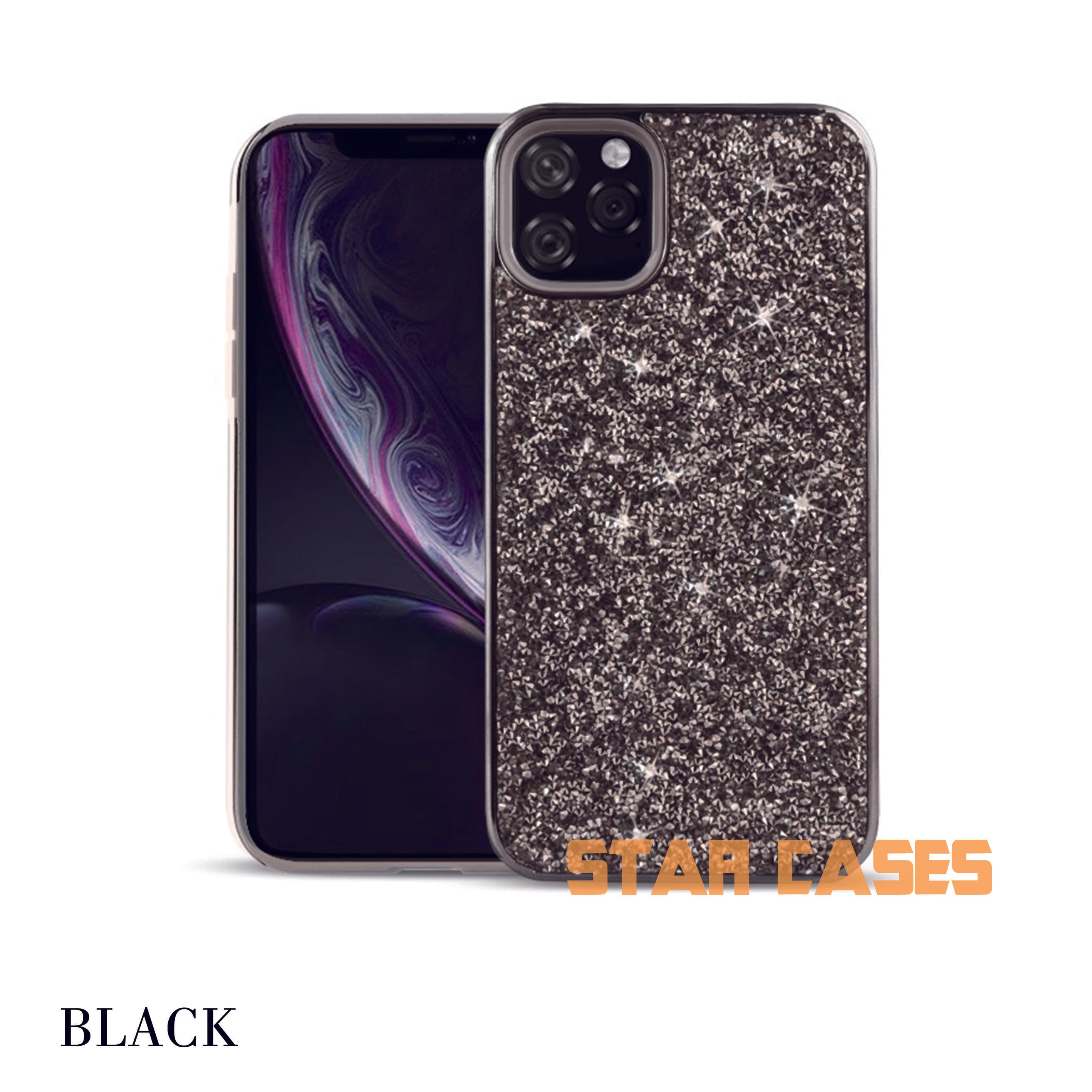 iPhone Xs Max Sparkling Diamond Shockproof Hard Case