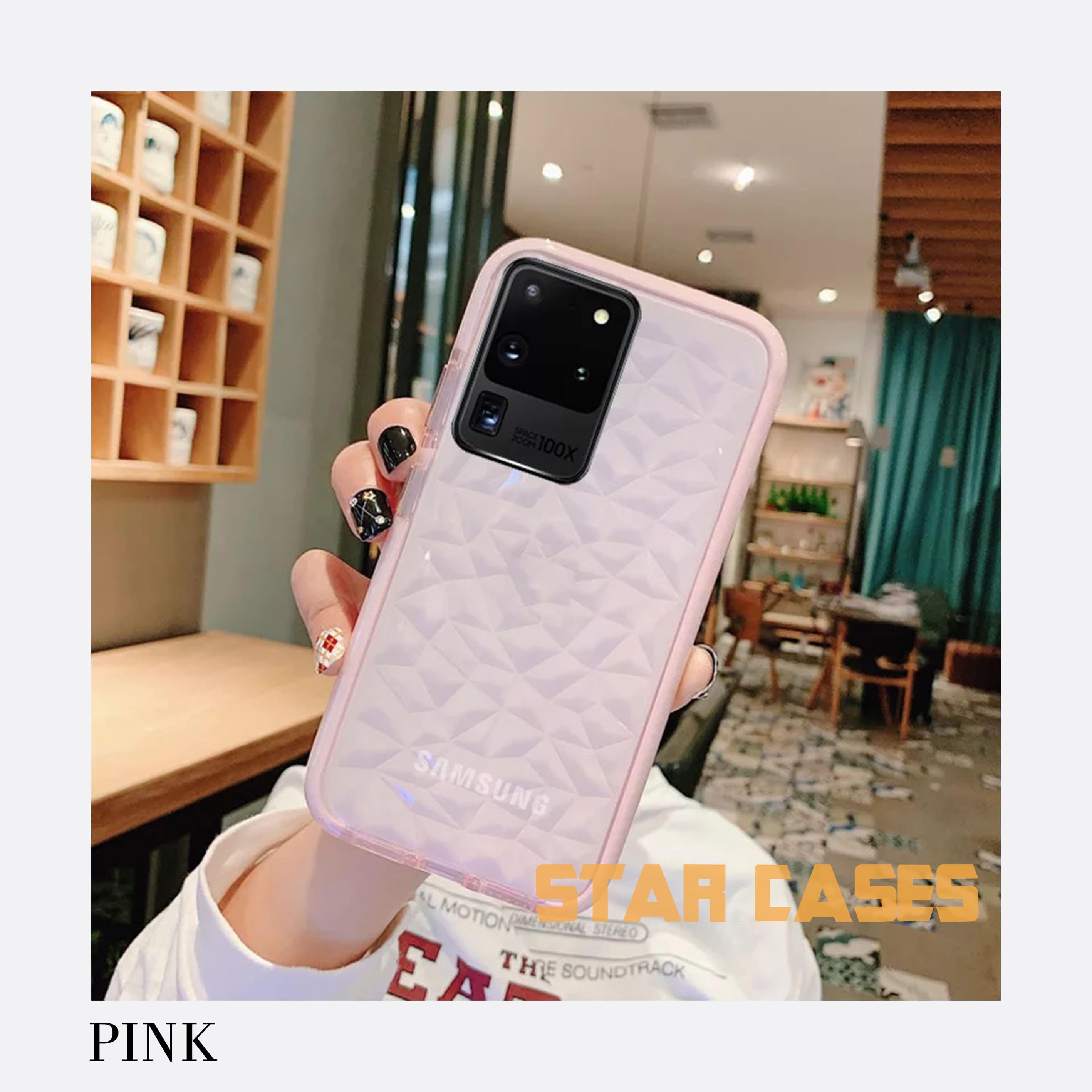 Samsung S10e Triangle Diamond Shockproof Case