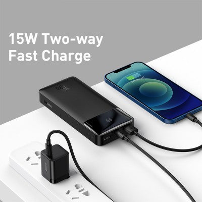 Baseus Bipow Digital Display Power Bank 10000mAh 15W
