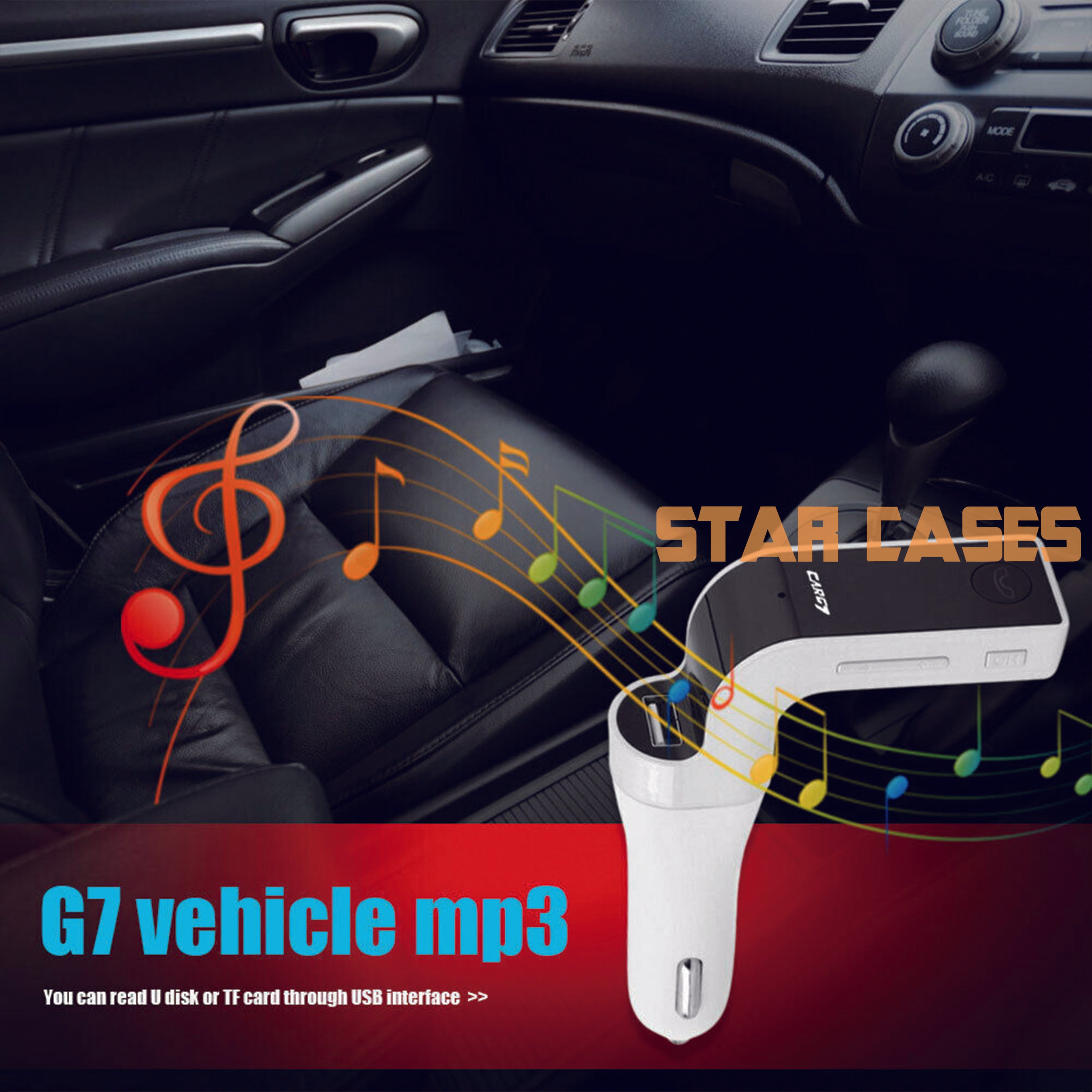 Genuine G7 Bluetooth-compatible 4.0 FM Transmitter