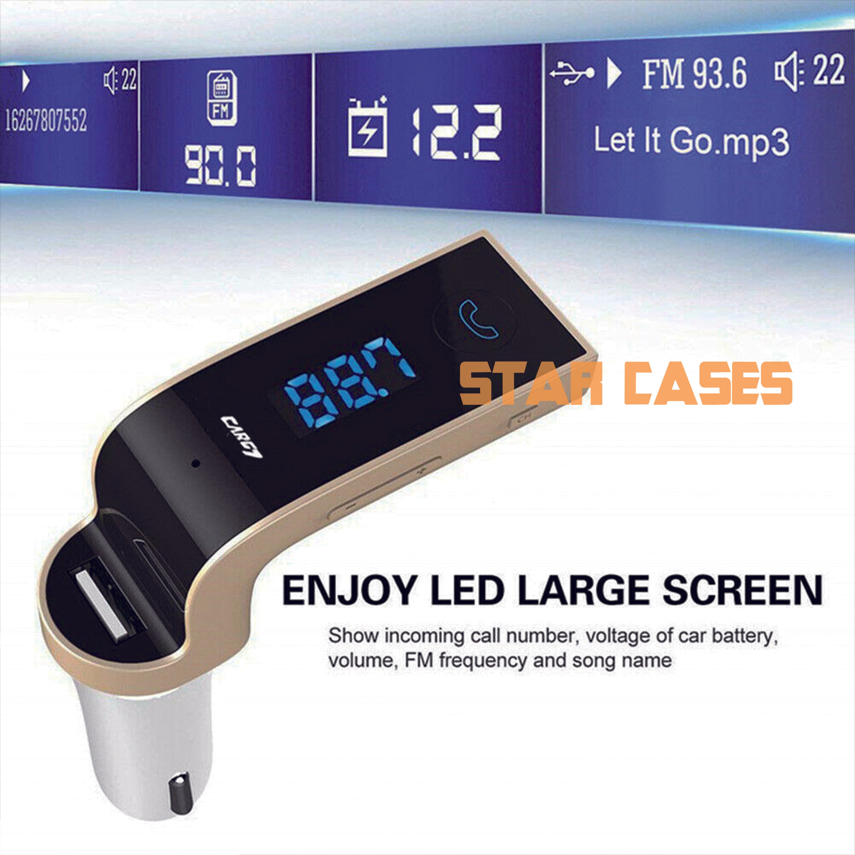 Genuine G7 Bluetooth-compatible 4.0 FM Transmitter