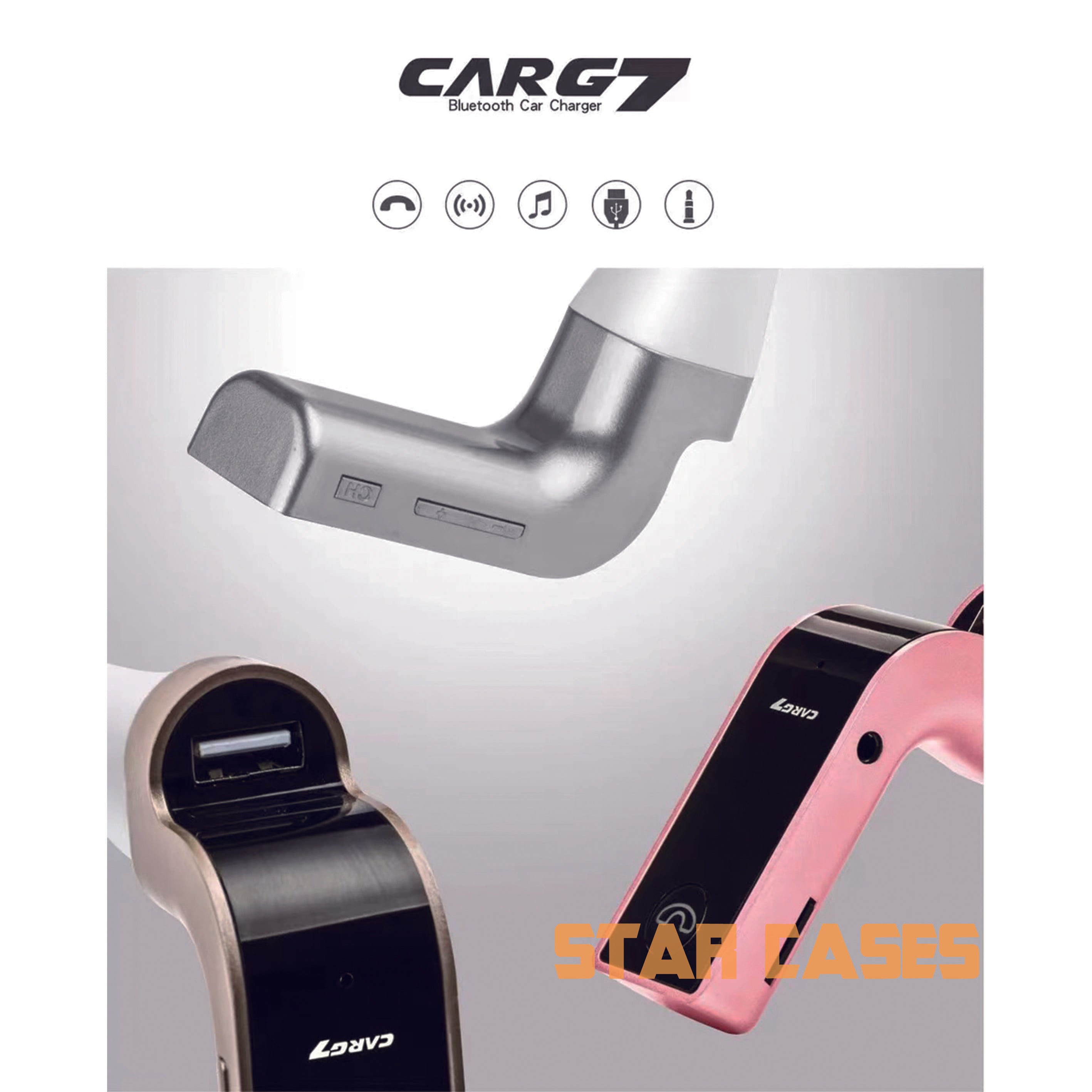 Genuine G7 Bluetooth-compatible 4.0 FM Transmitter