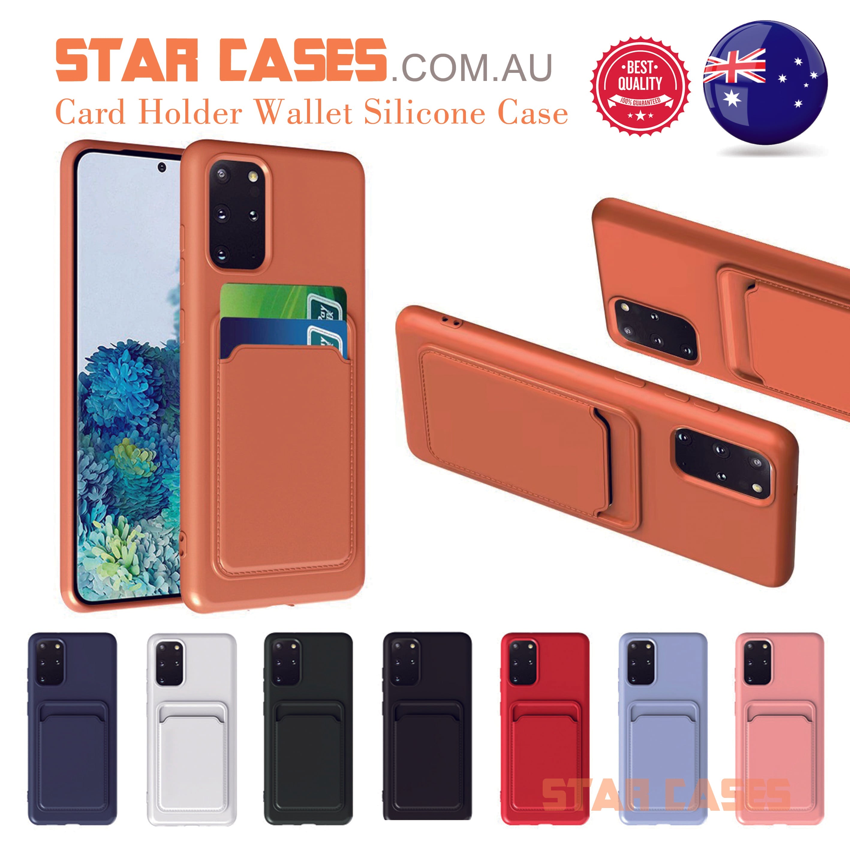Samsung S20 Ultra Back Card Silicone Case