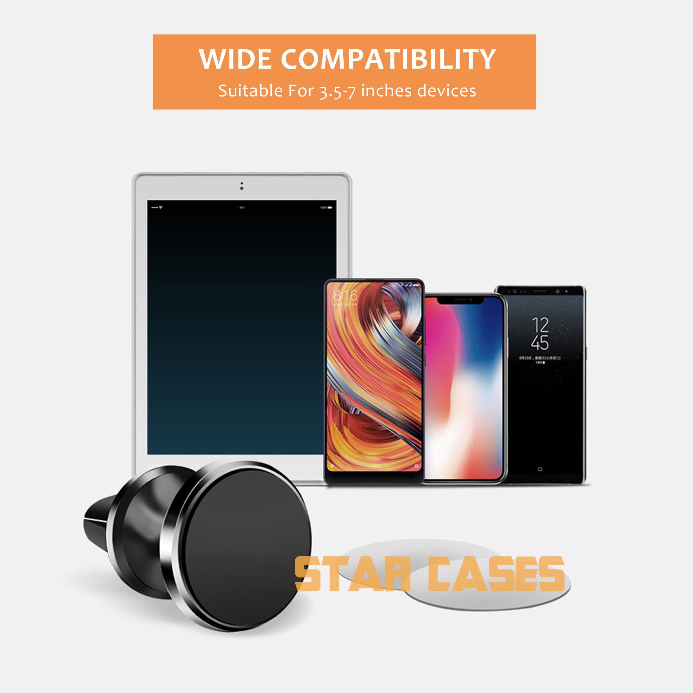 Rotation Universal Magnetic Air Vent Phone Holder