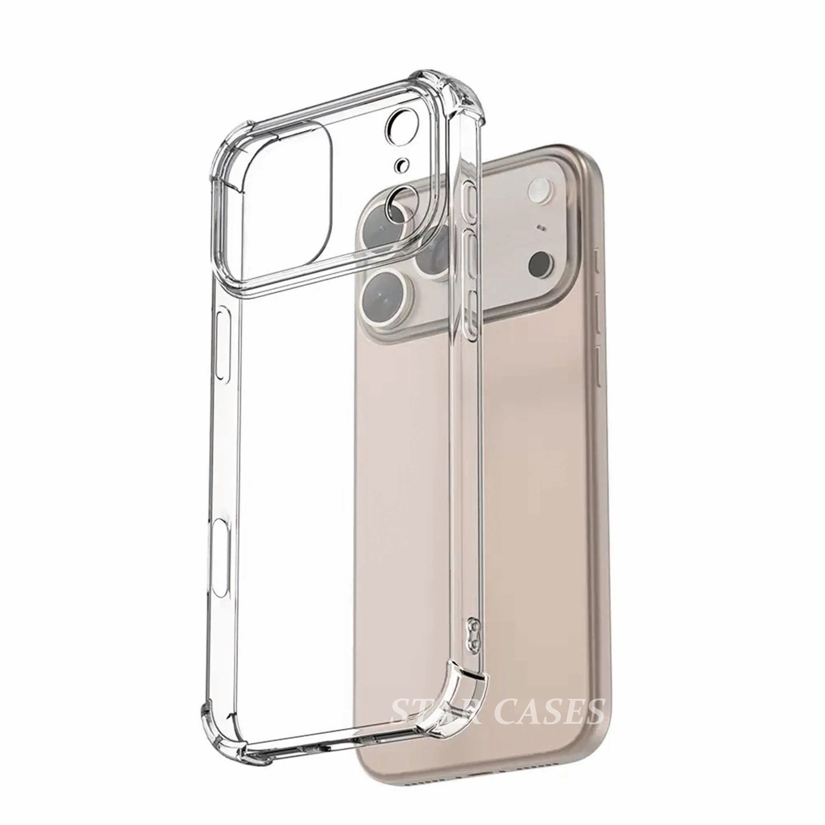 iPhone 17 Clear Soft Bumper Case
