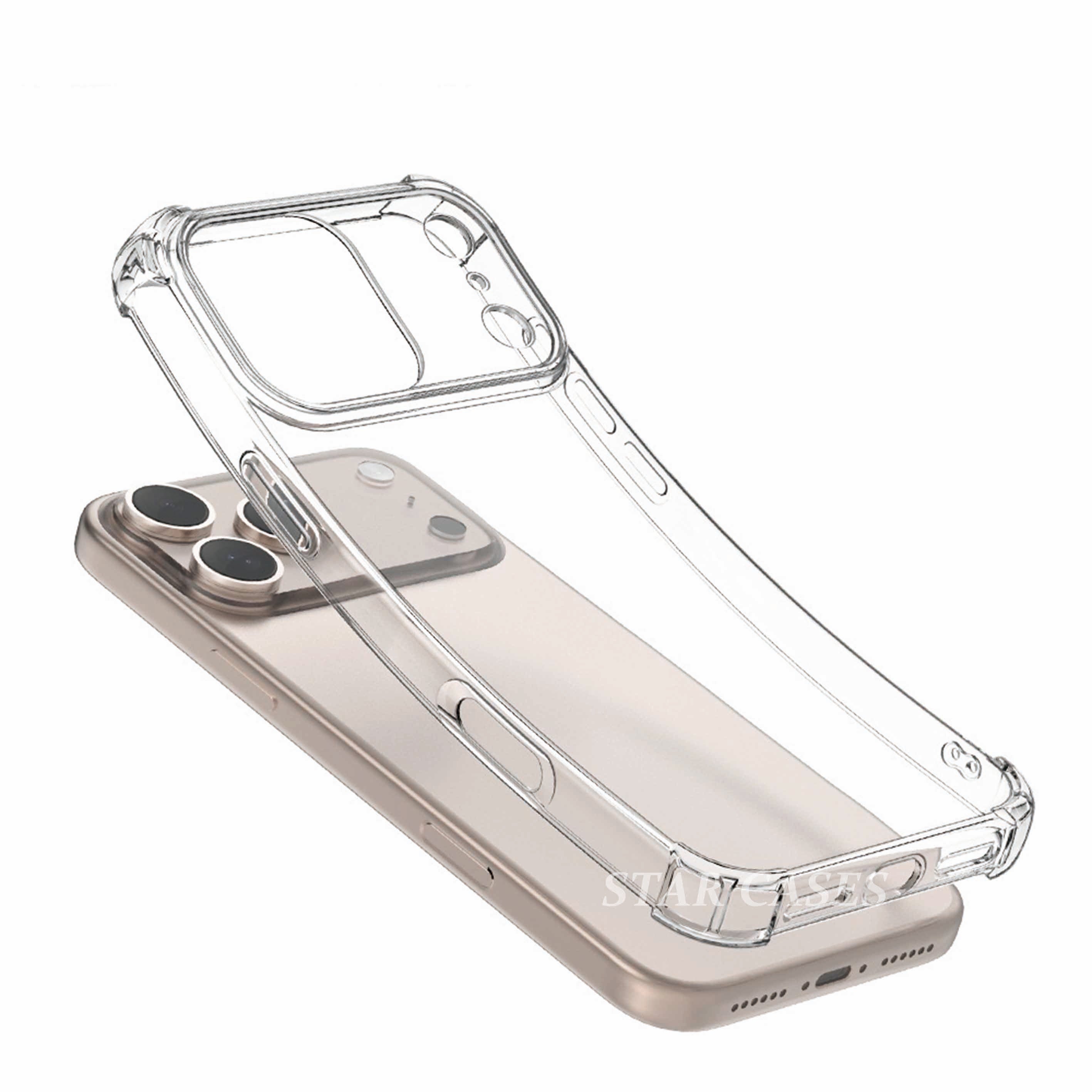 iPhone 17 Clear Soft Bumper Case