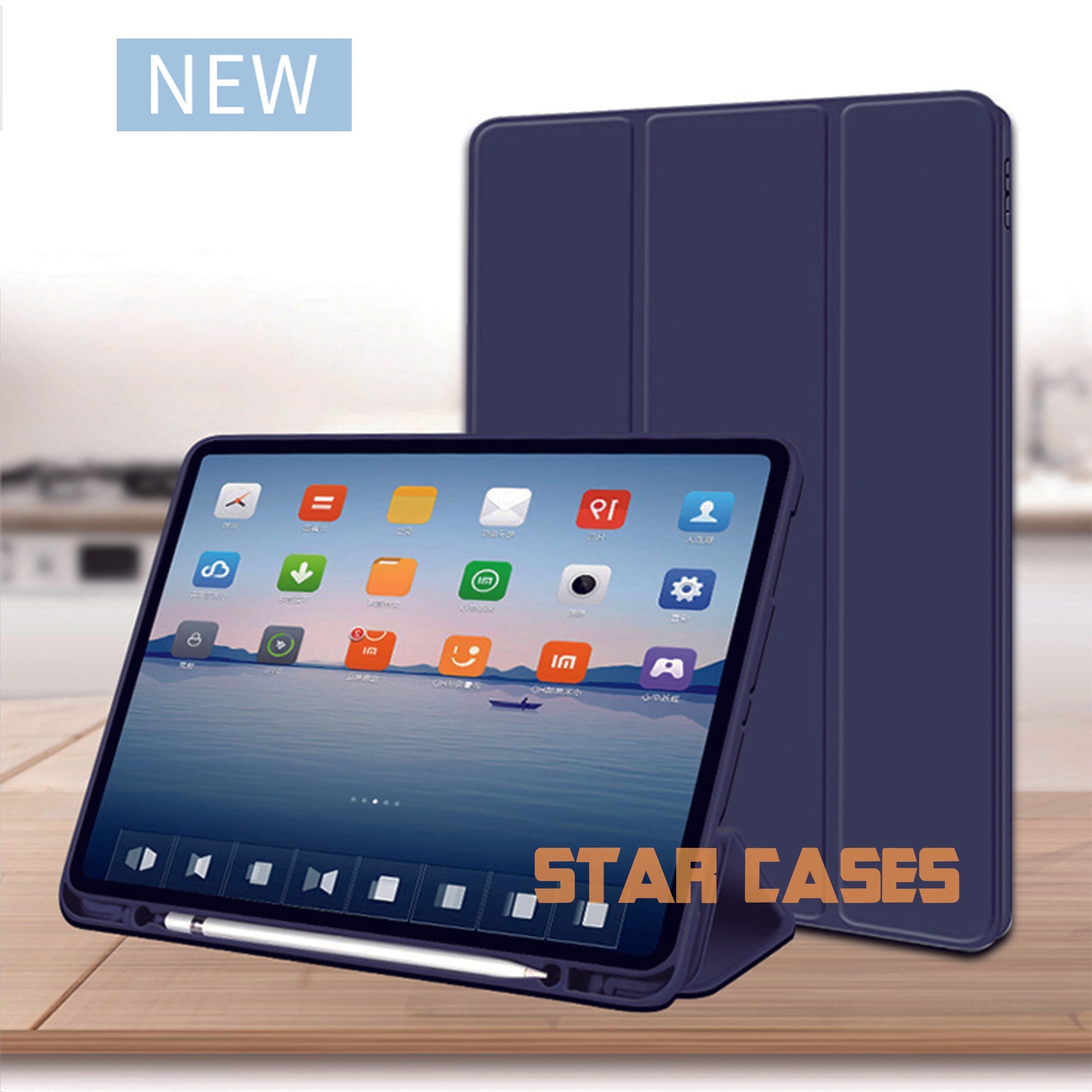 iPad Pro 12.9 inch (No Home Button) Silicone Pen Holder Case