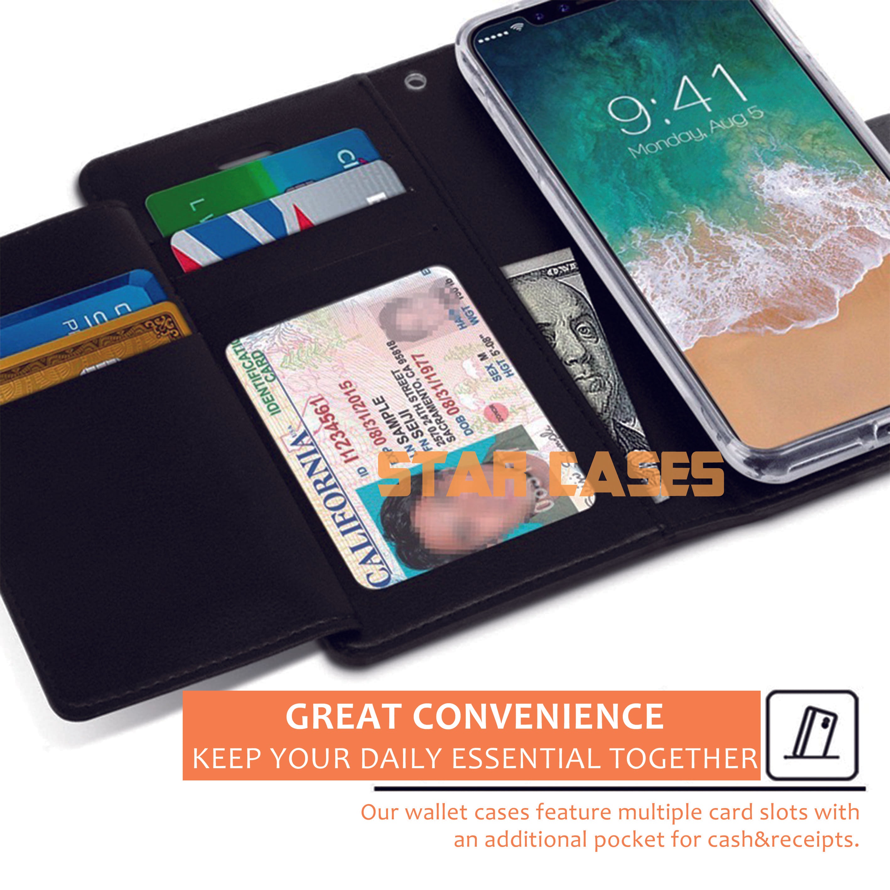iPhone 16 Plus Rich Dairy Flip Wallet Cover