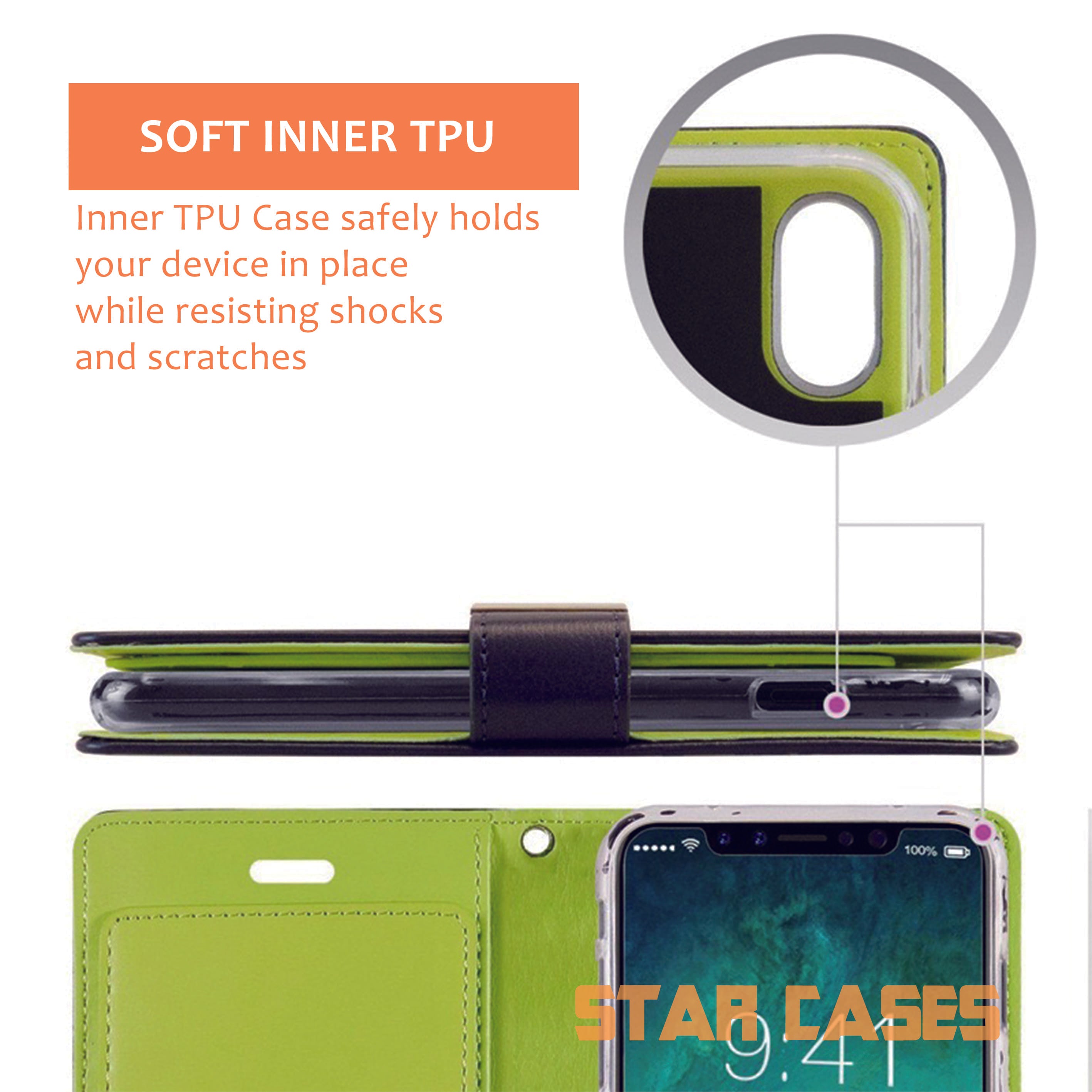 iPhone 16 Plus Rich Dairy Flip Wallet Cover