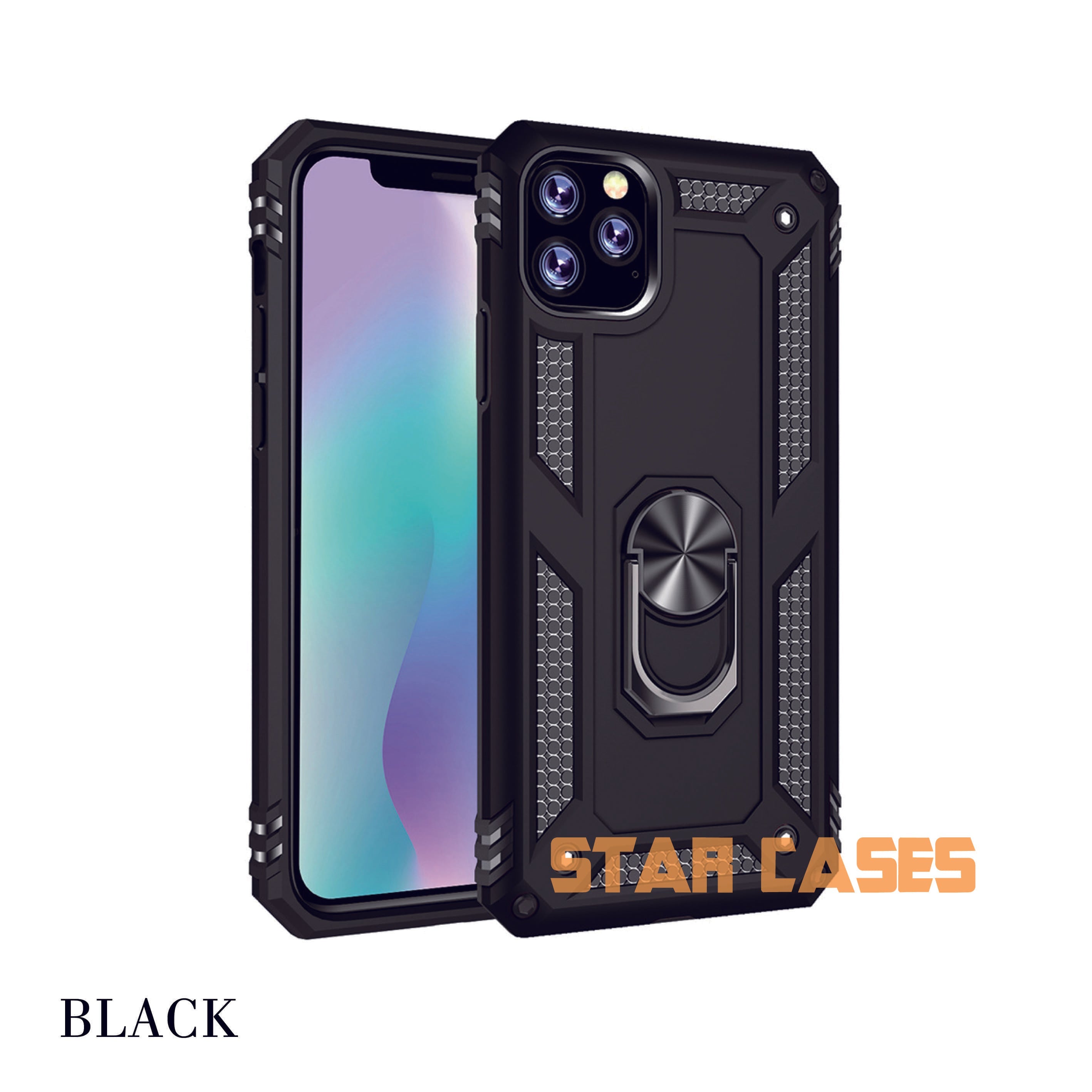iPhone 12 Mini Military Ring Holder Magnetic Case