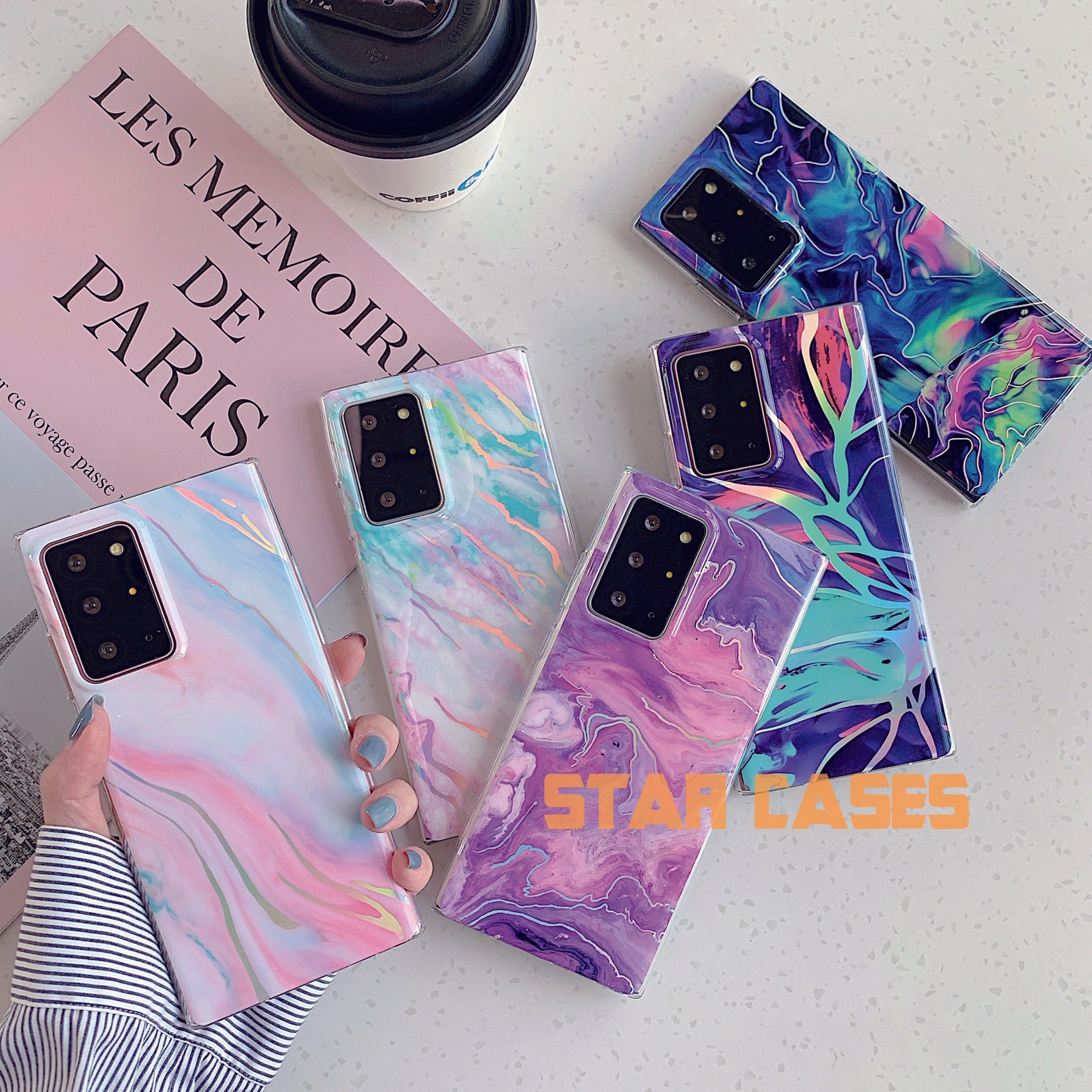 Samsung S20 Laser Marble Soft Case