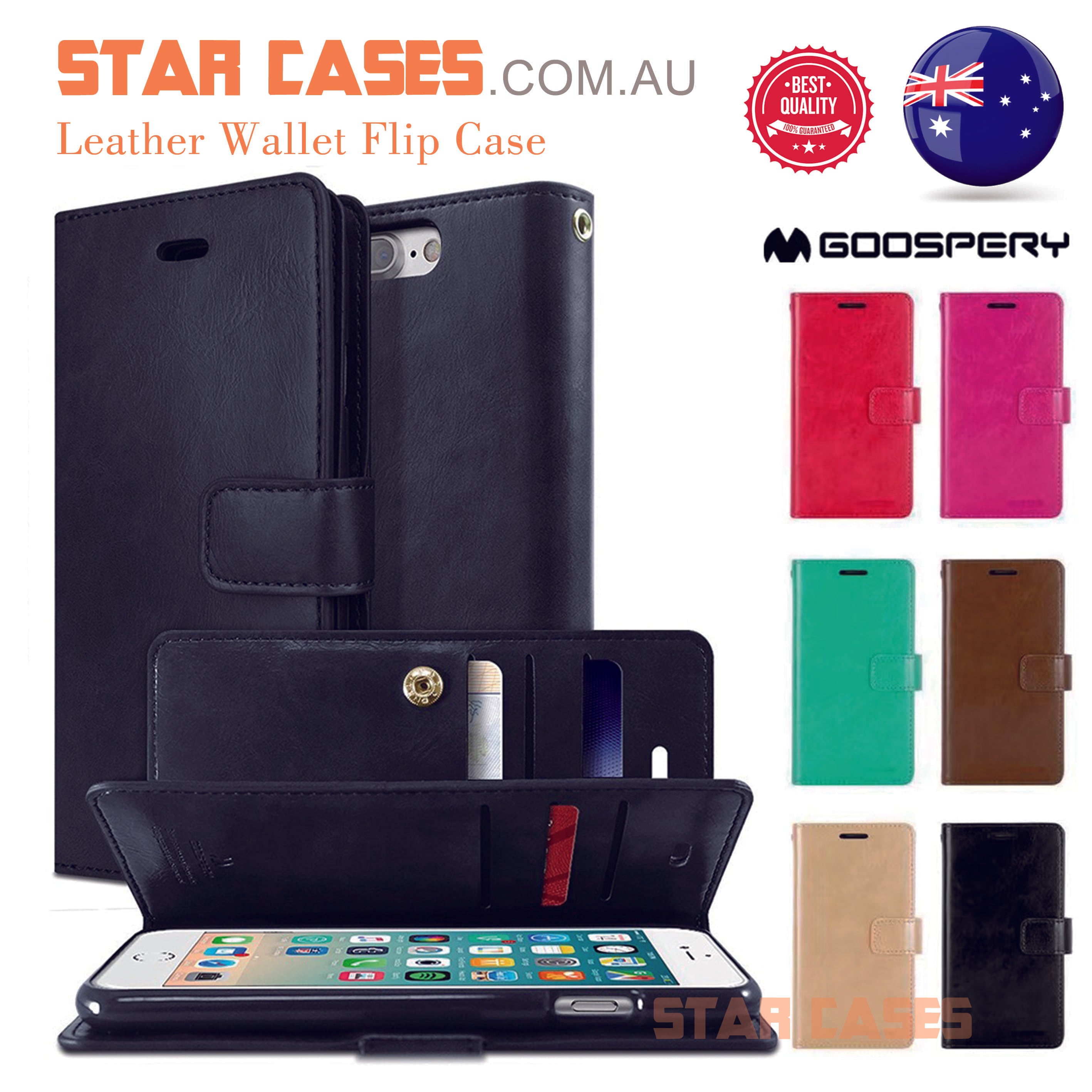 iPhone 15 Pro Max Mansoor Flip Wallet Cover
