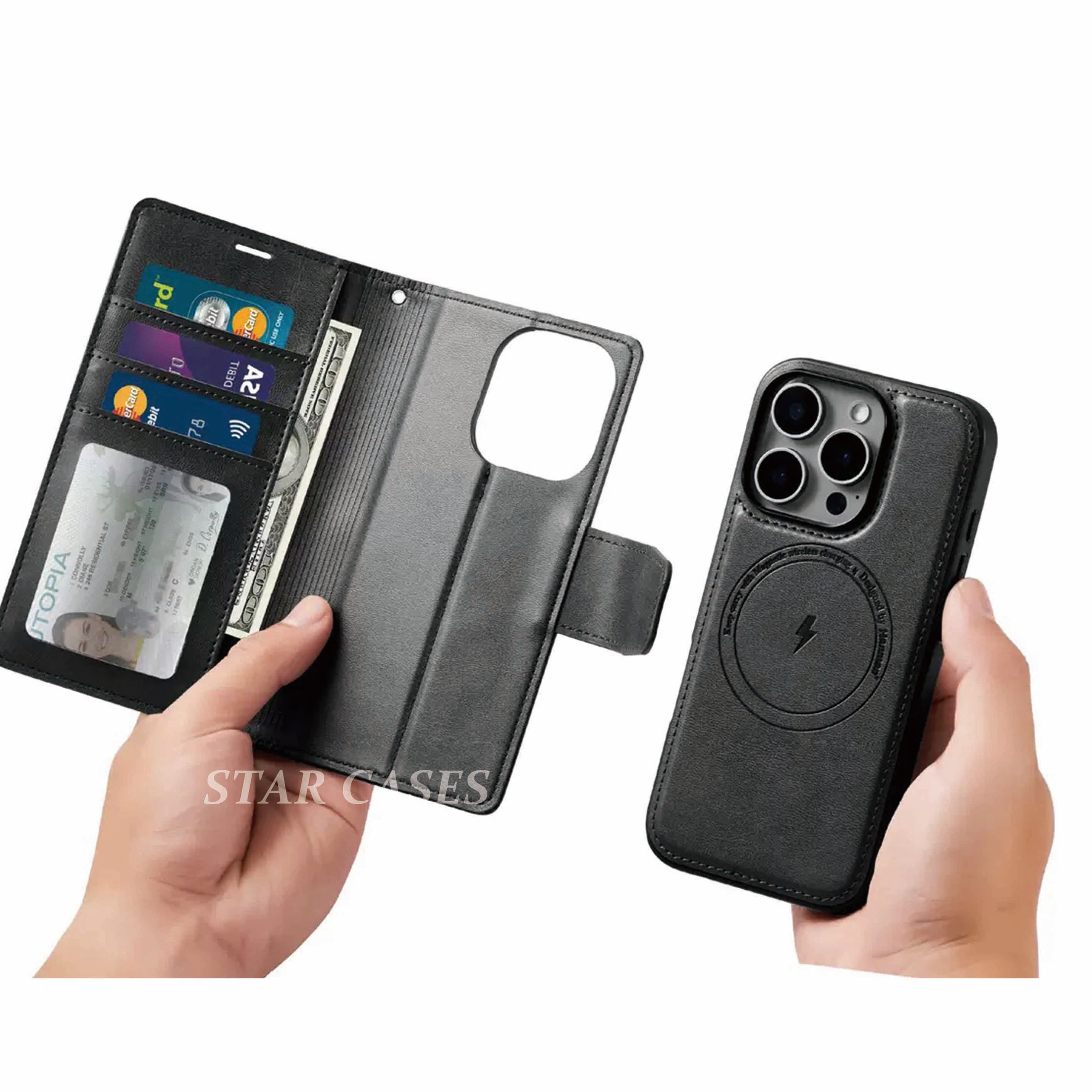 iPhone 17 Pro Hanman Magnet Leather Flip Cover