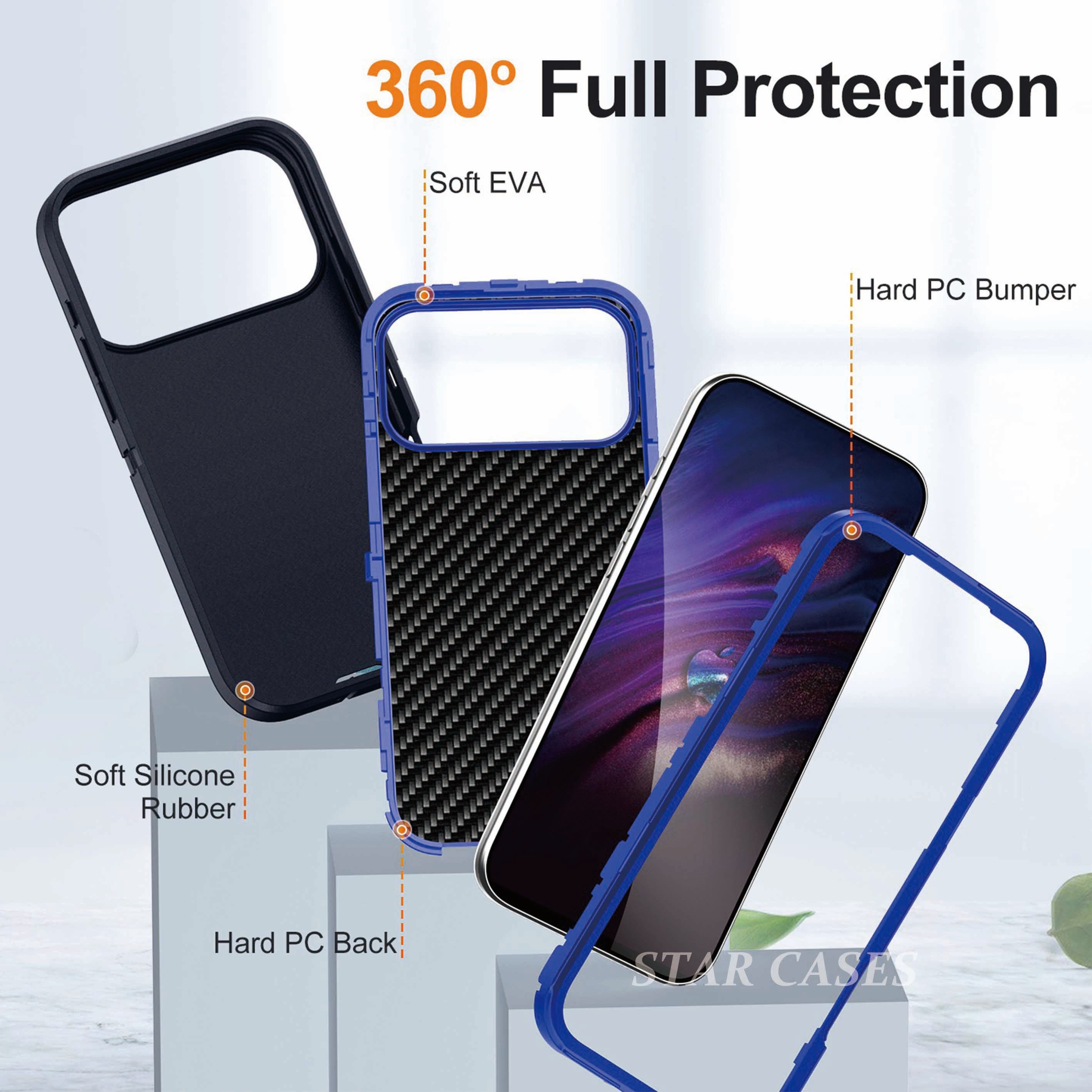 iPhone 17 Pro Max Defender Heavy Duty Case