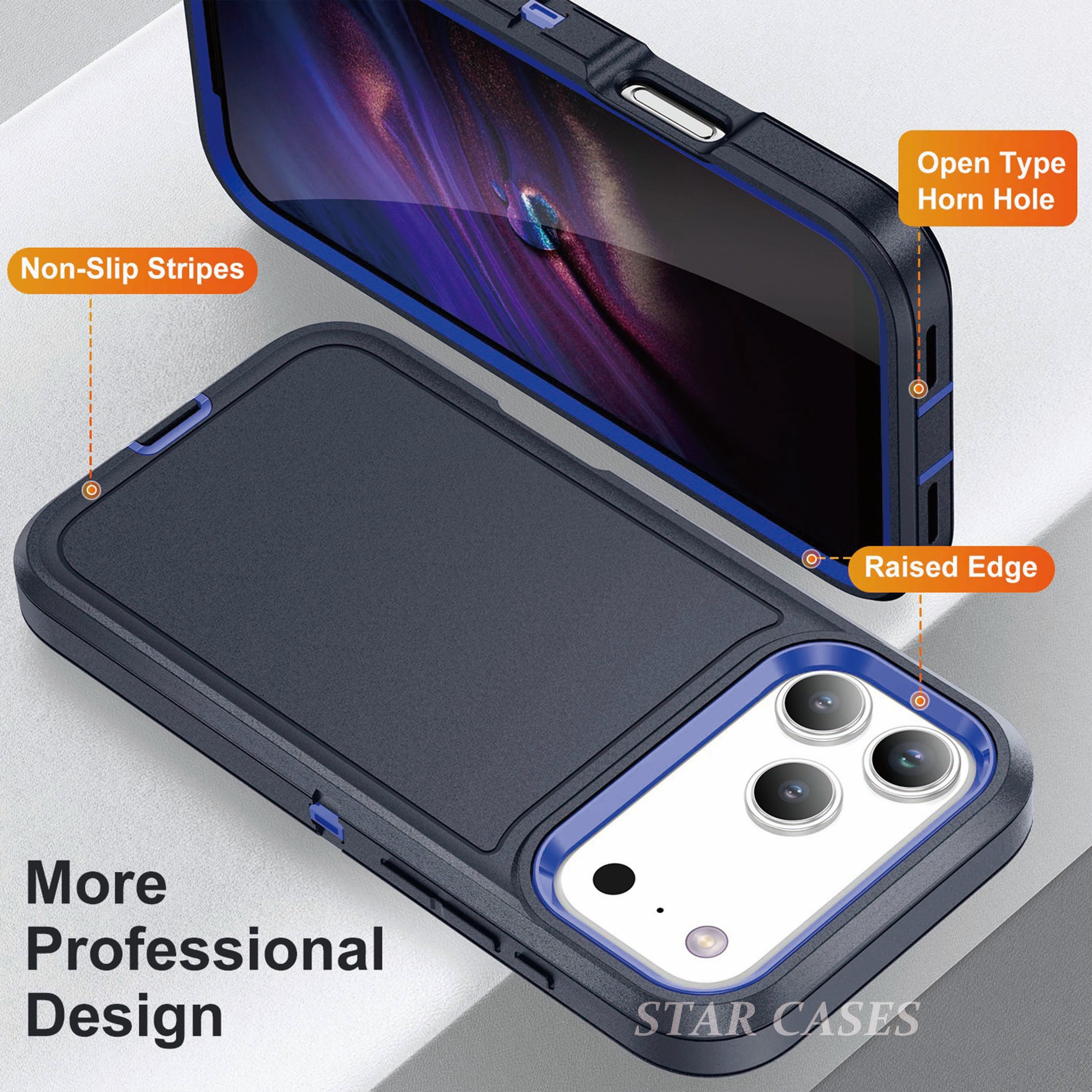 iPhone 17 Pro Max Defender Heavy Duty Case