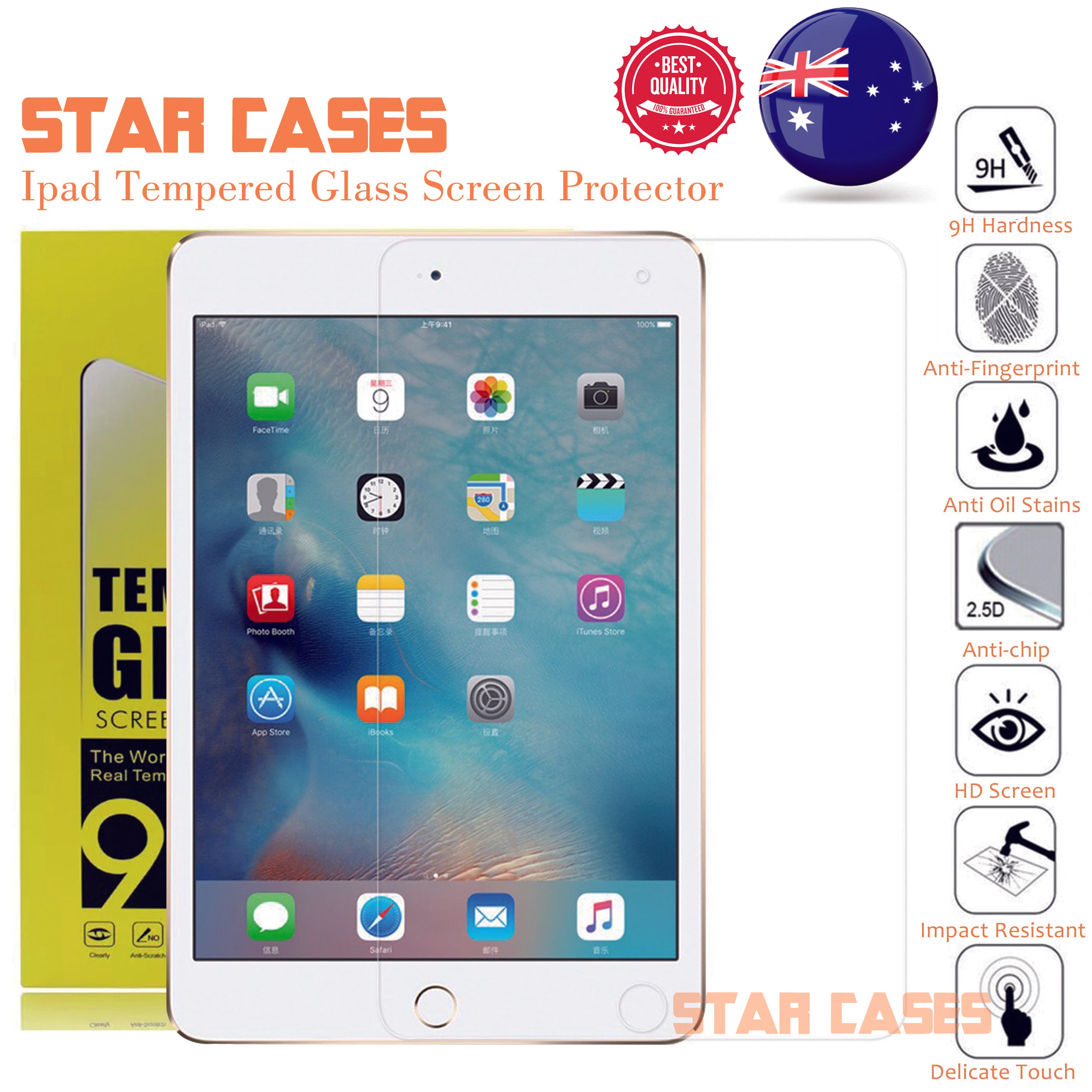 iPad Tempered Glass Screen Protector