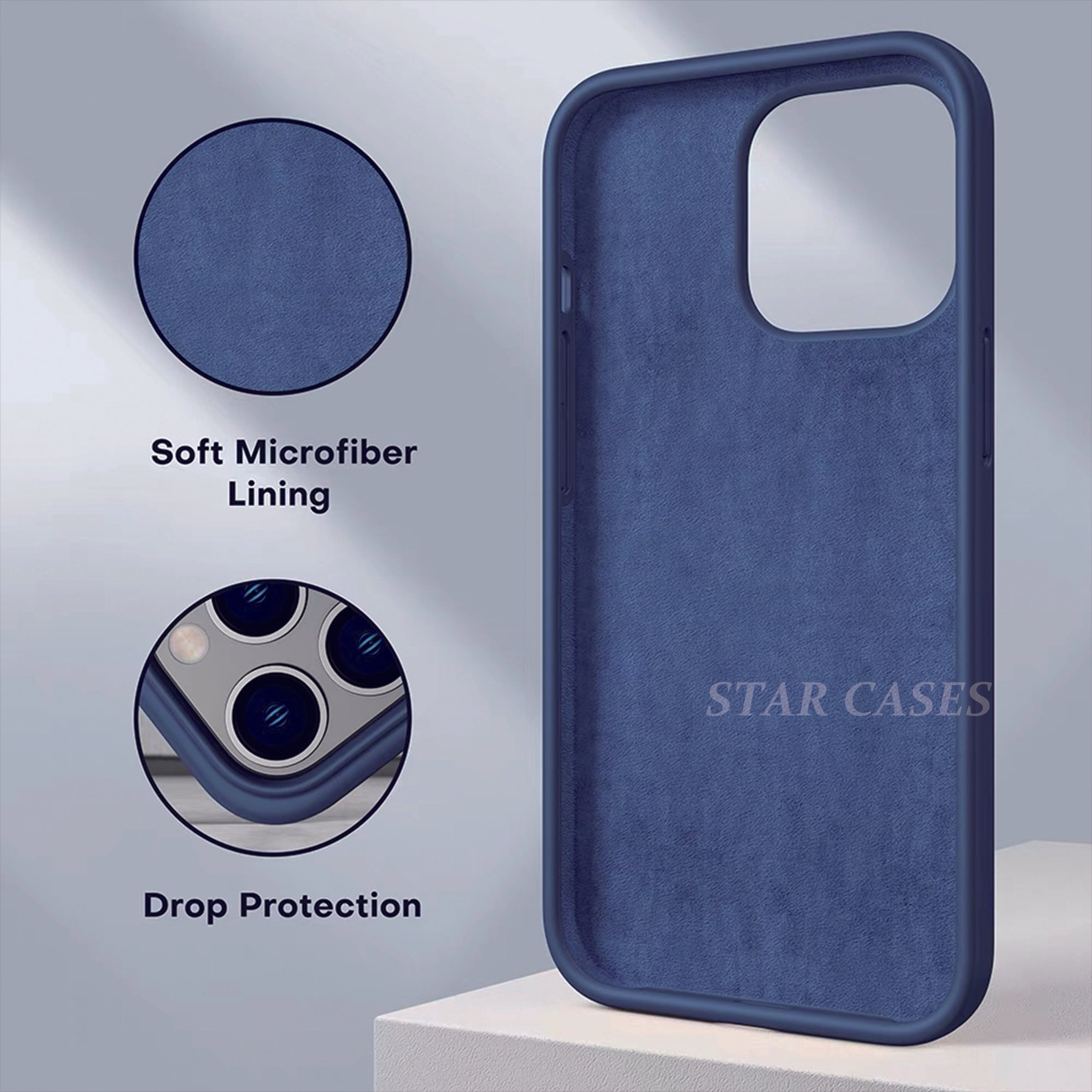 iPhone 15 Plus Thick Liquid Silicone Case