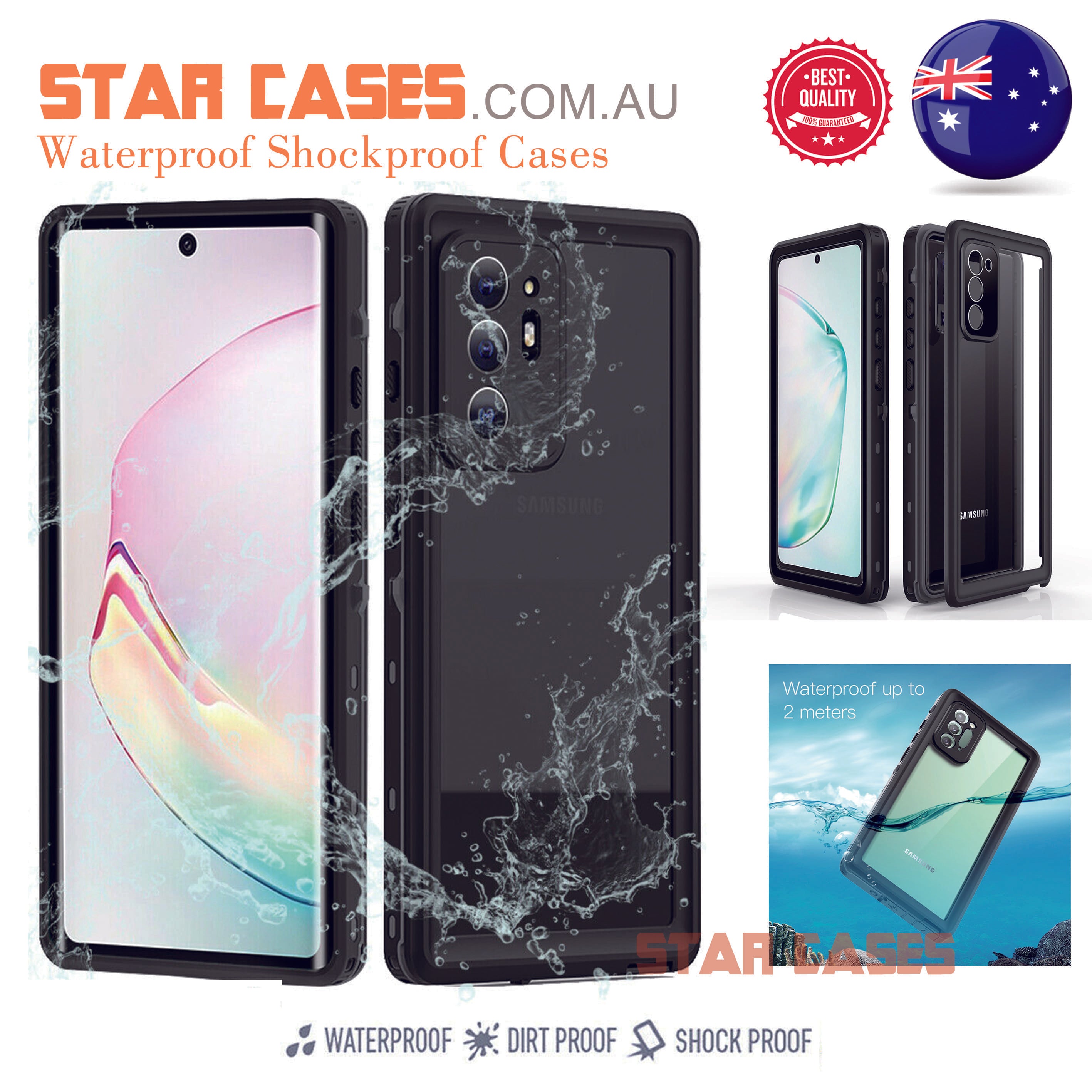 Samsung S20 Plus Waterproof Shockproof Case
